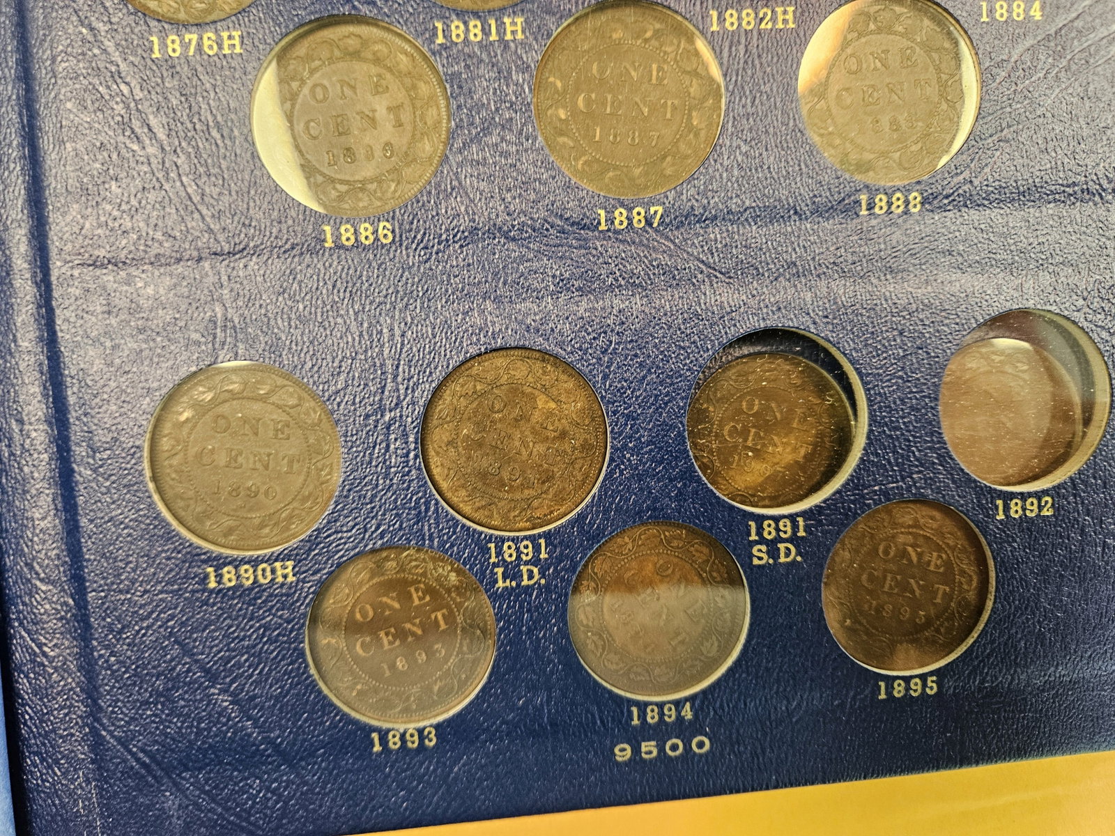 Canadian Large Cent collection - 7
