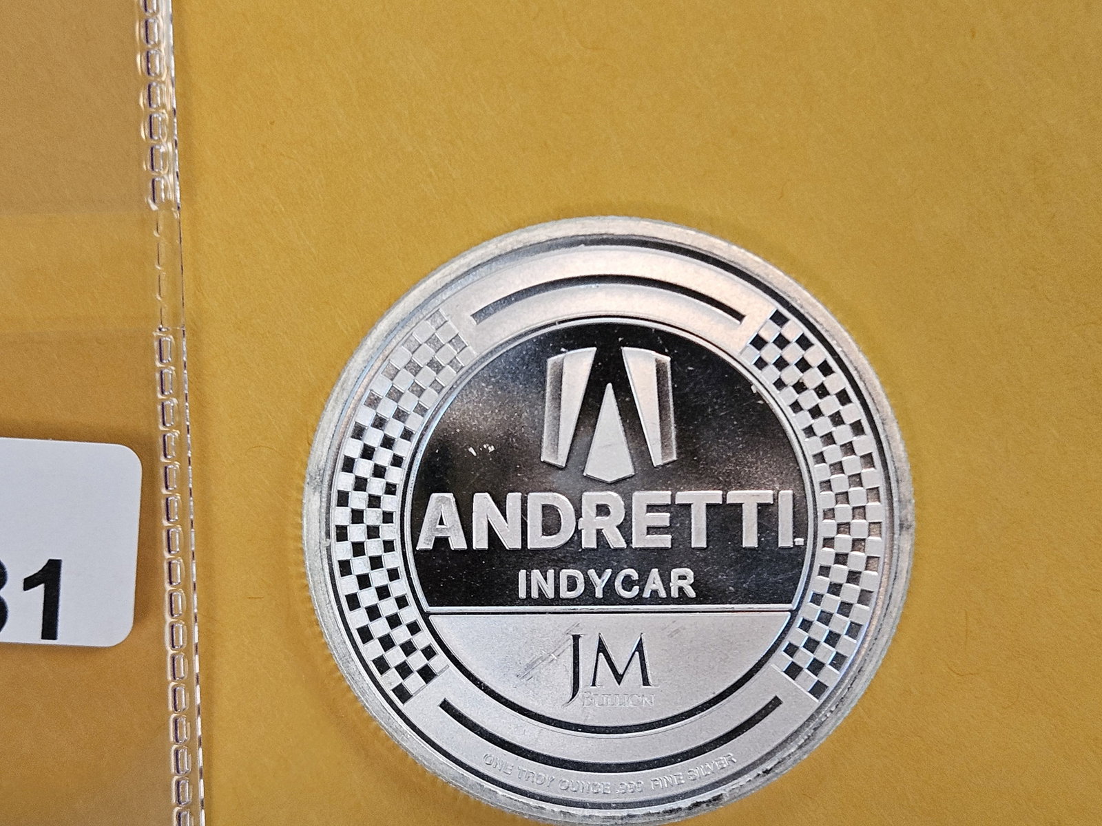 One Troy ounce .999 fine silver Proof art round - 2