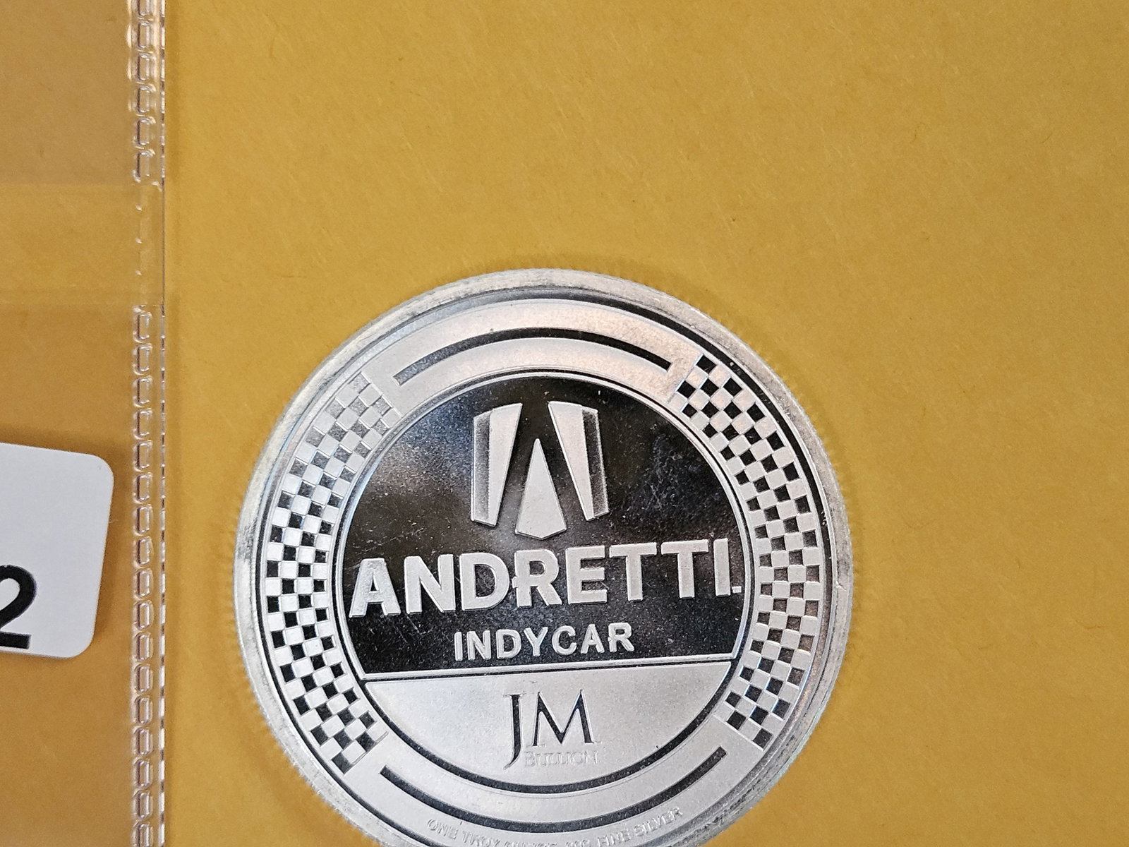 One Troy ounce .999 fine silver Proof art round - 2