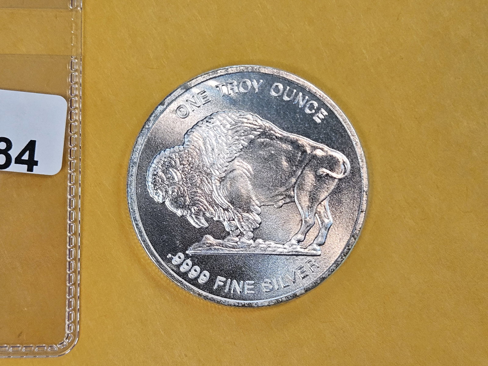 One Troy ounce .999 fine silver art round - 2