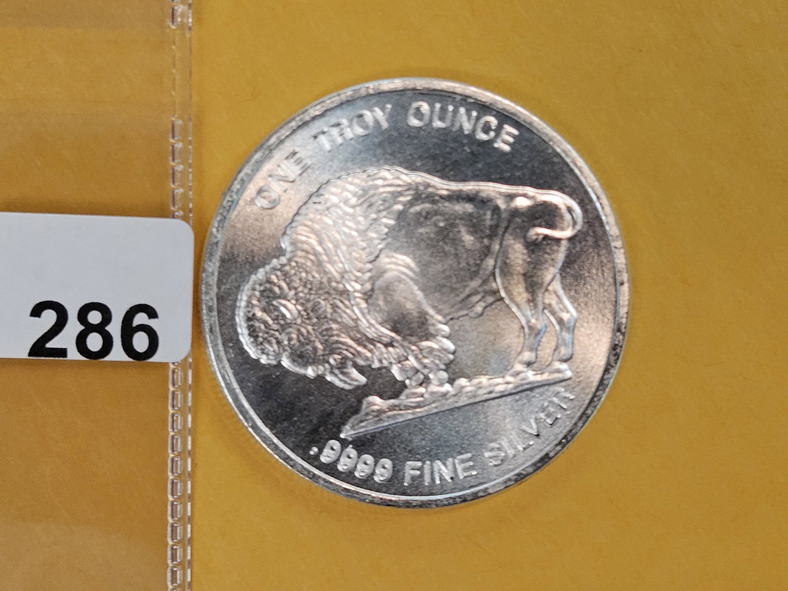One Troy ounce .999 fine silver art round - 2