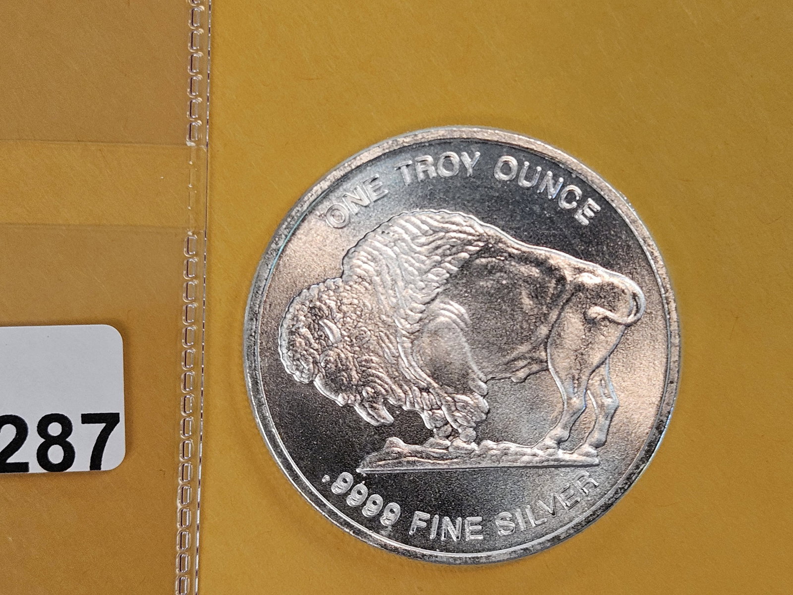 One Troy ounce .999 fine silver art round - 2