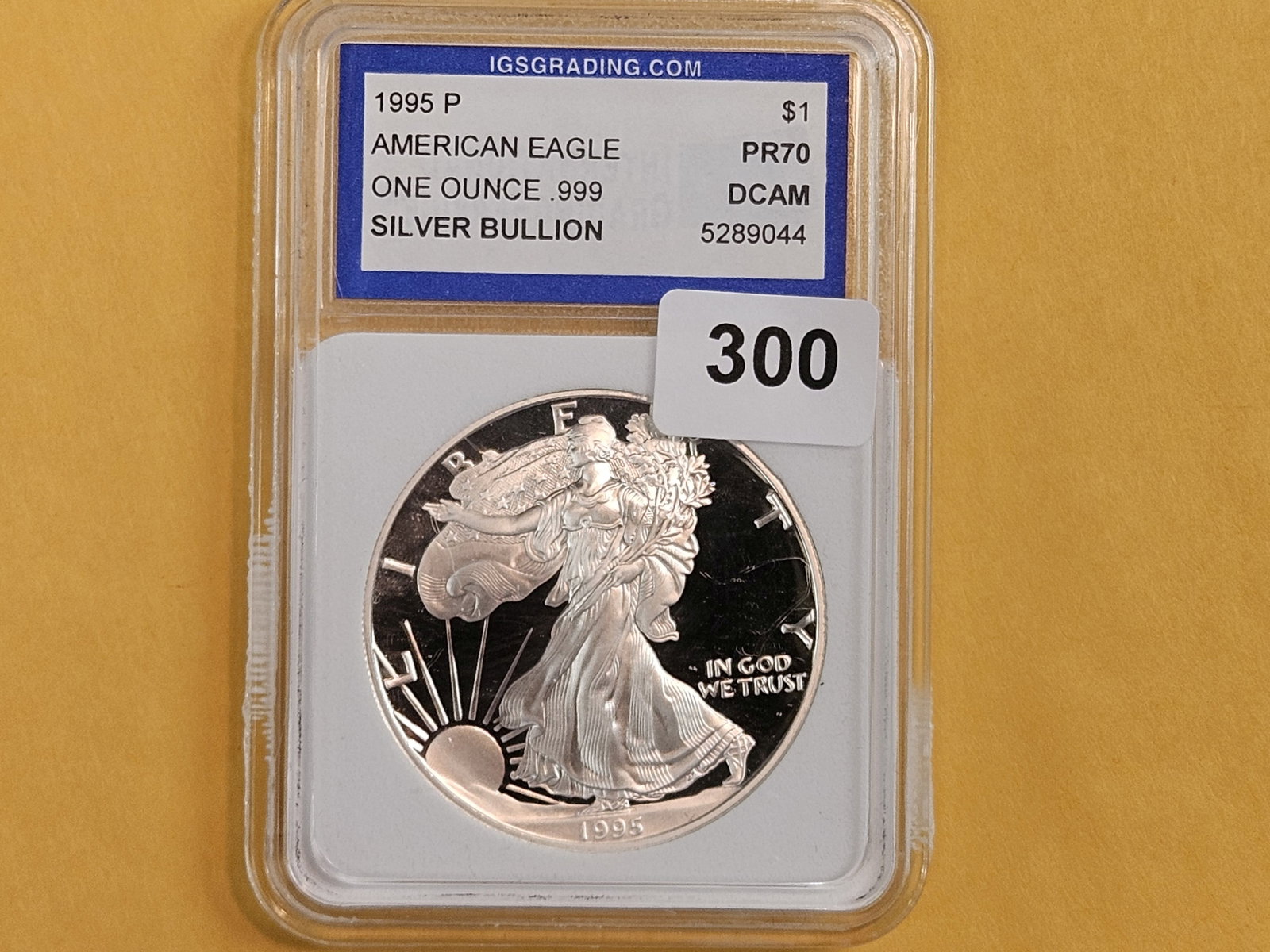 And last, but not least, a GEM Proof Deep Cameo 1995 American Silver Eagle - 2