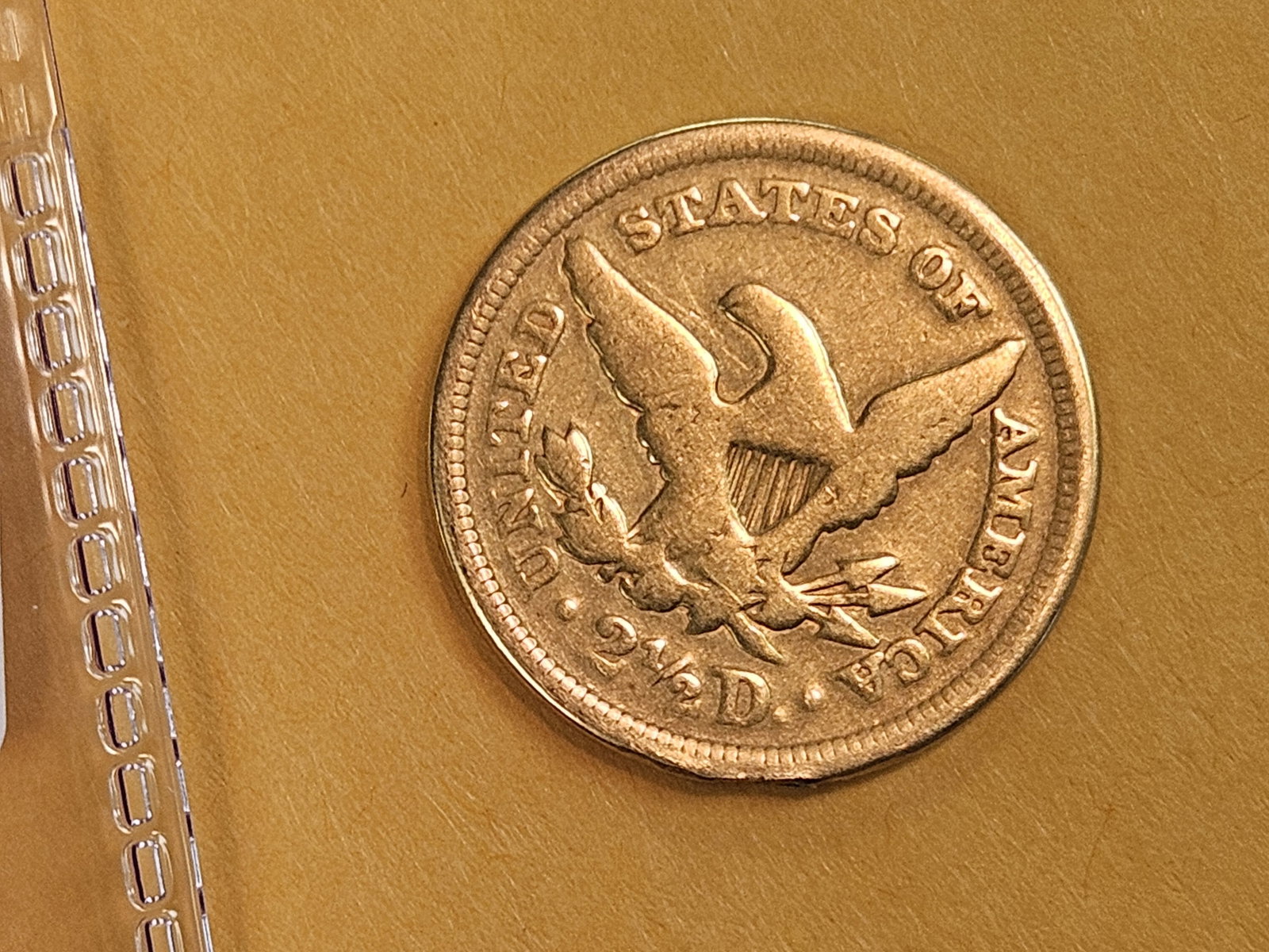 GOLD! 1852 Gold Liberty Head $2.5 Dollar Quarter Eagle - 3