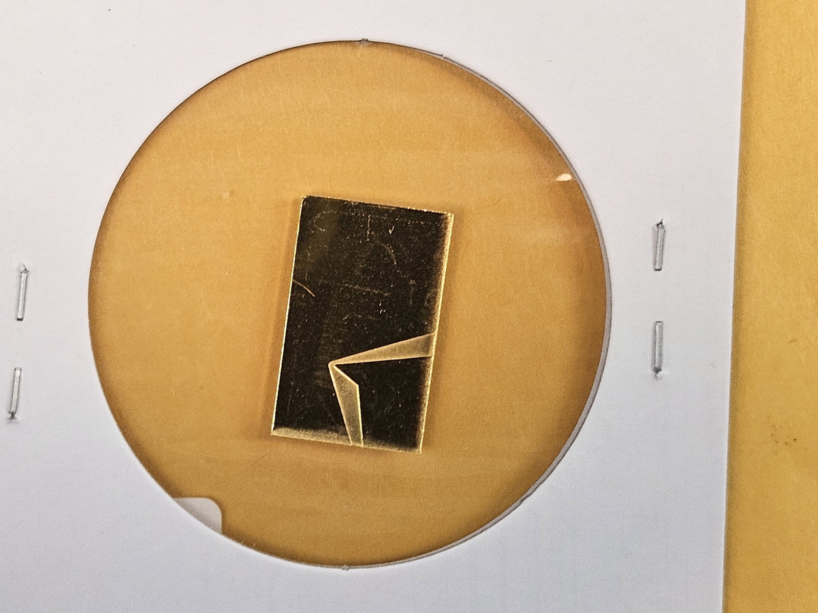 GOLD! VALCAMBI SUISSE One-Tenth Troy ounce .9999 fine gold bar - 2