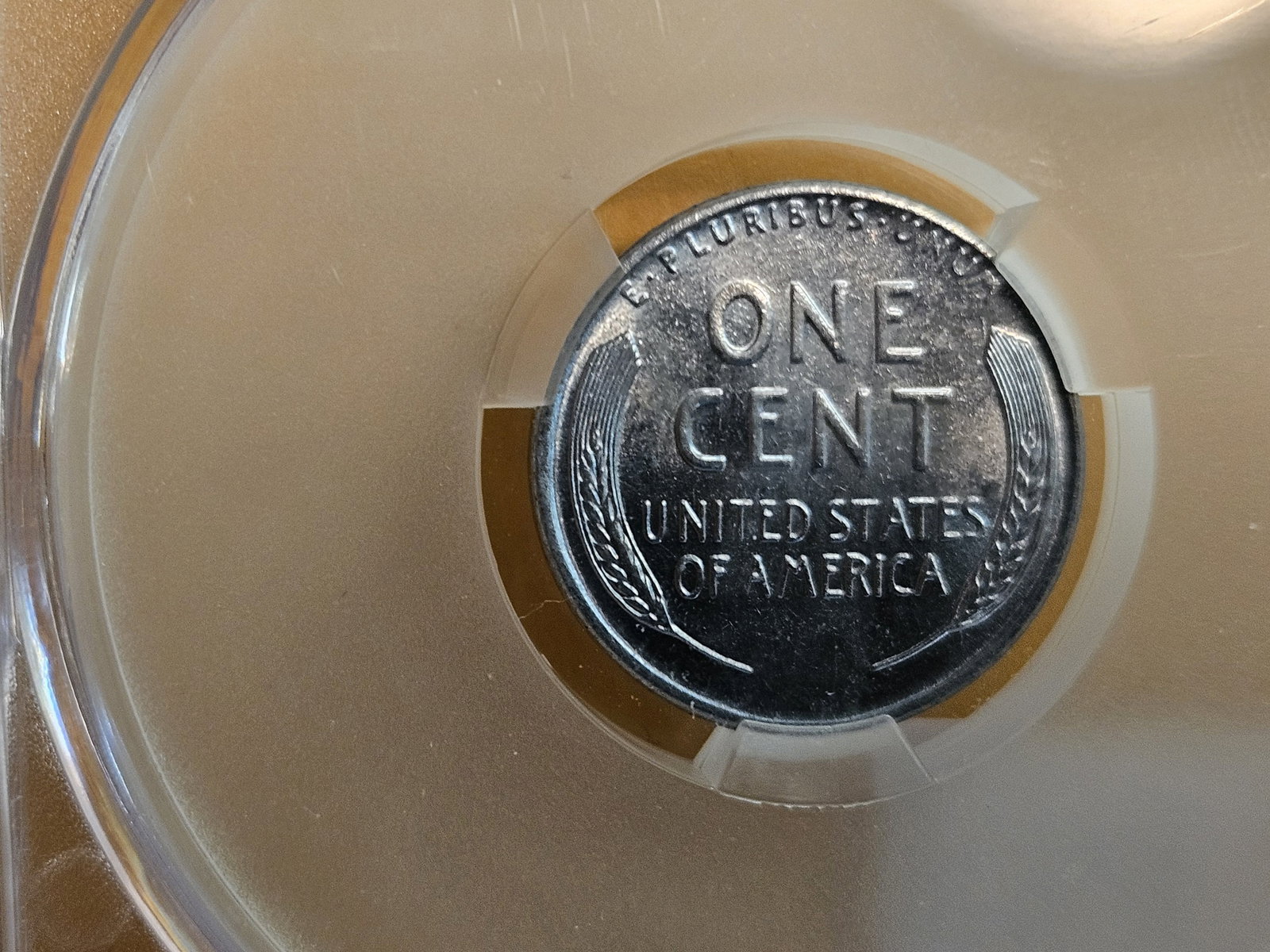 GEM! CACG 1943 Steel Wheat cent in Mint State 66 - 4