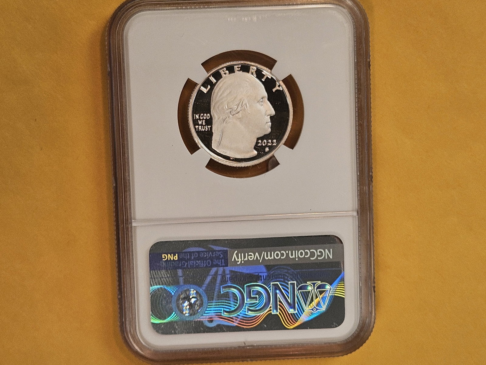 PERFECT! NGC 2022-S Silver Washington Quarter in Proof 70 Ultra Cameo - 3