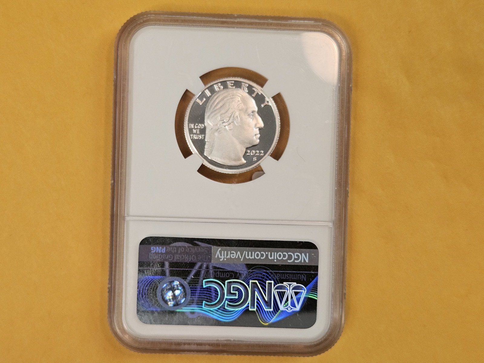 PERFECT! NGC 2022-S Silver Washington Quarter in Proof 70 Ultra Cameo - 3