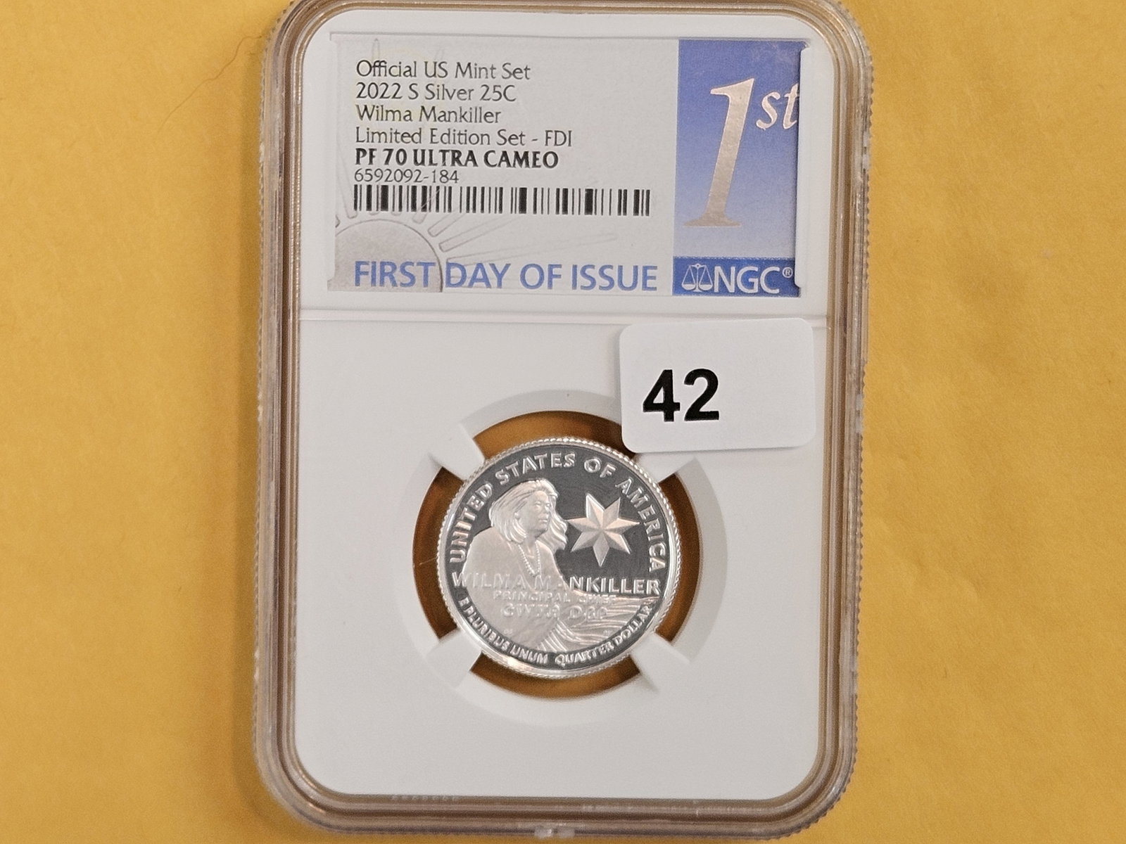 PERFECT! NGC 2022-S Silver Washington Quarter in Proof 70 Ultra Cameo - 2