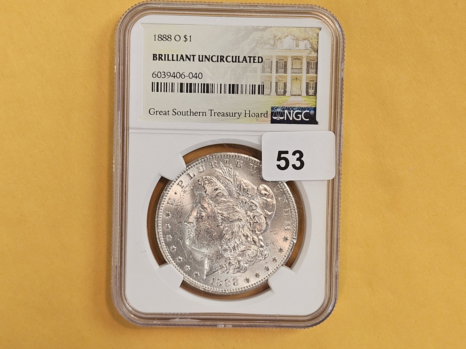 NGC 1888-O Morgan Dollar in Brilliant Uncirculated - 2