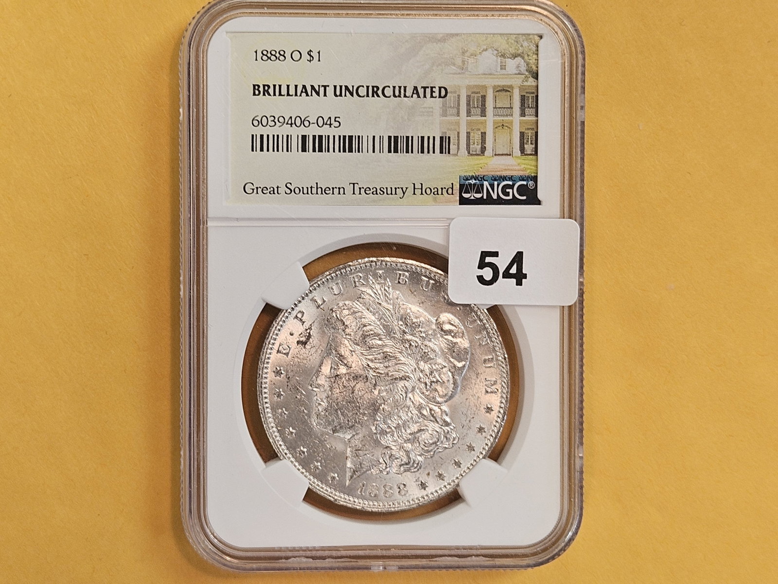 NGC 1888-O Morgan Dollar in Brilliant Uncirculated - 2