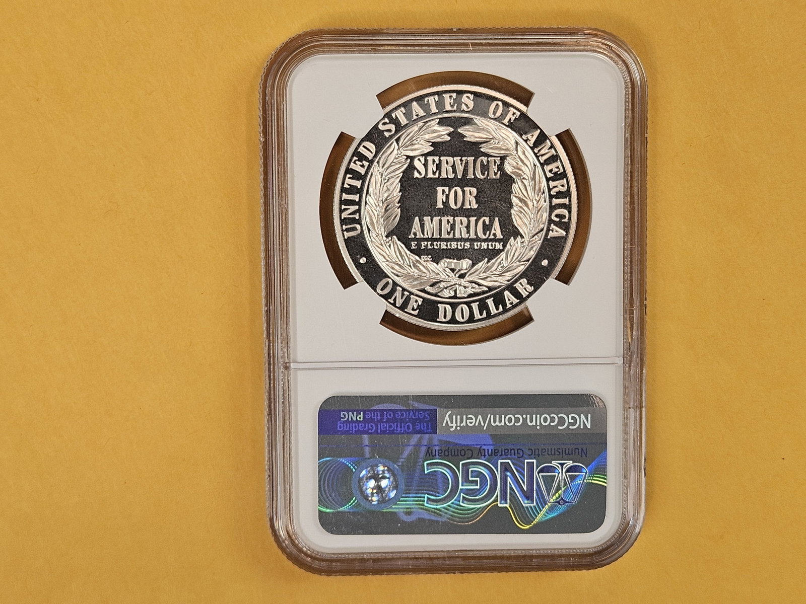 NGC 1996-S Commemorative Silver Dollar in Proof 69 Ultra Cameo - 2