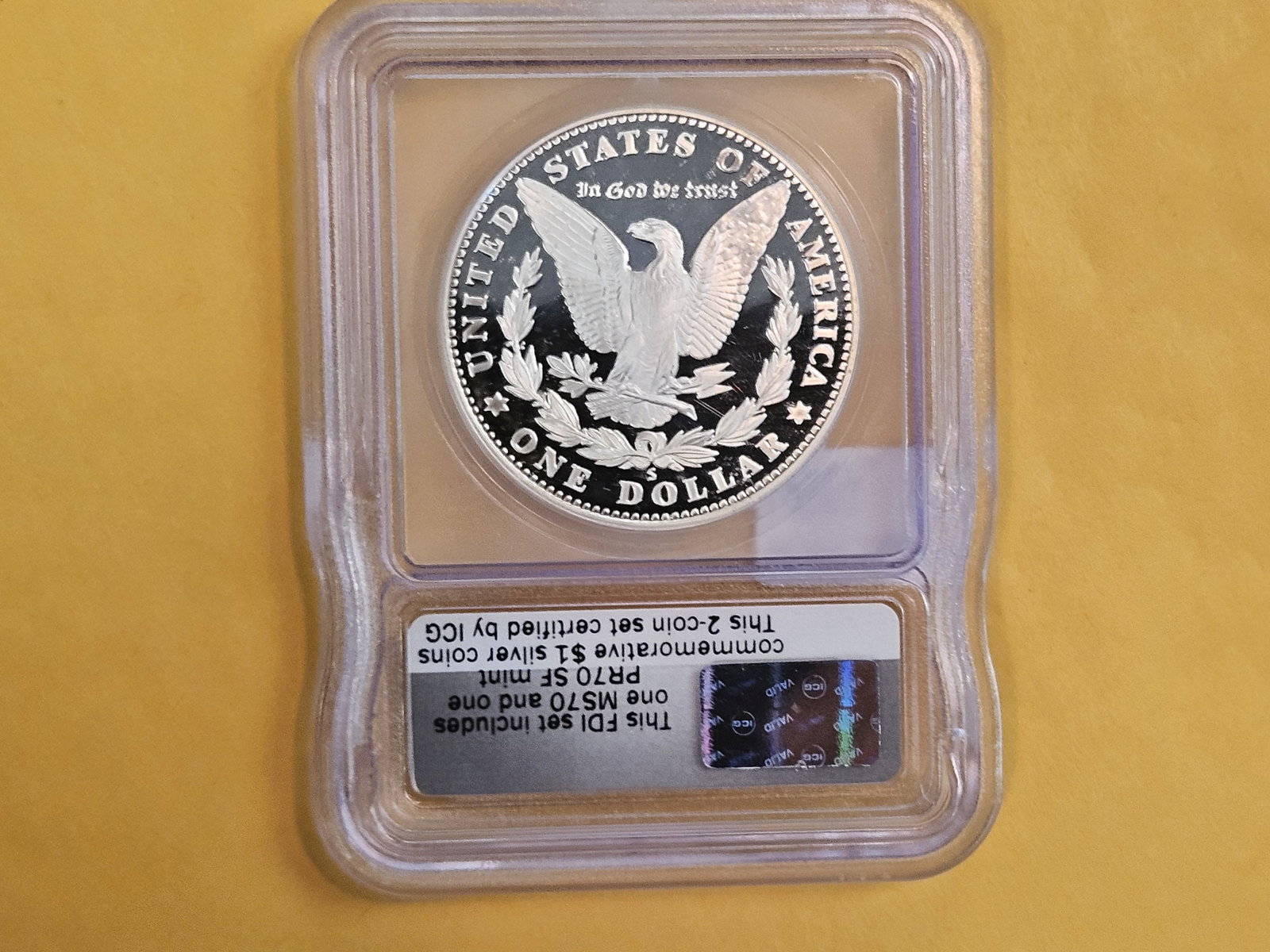 PERFECT! ICG 2006-S Commemorative Silver Dollar in Proof 70 Deep Cameo - 2