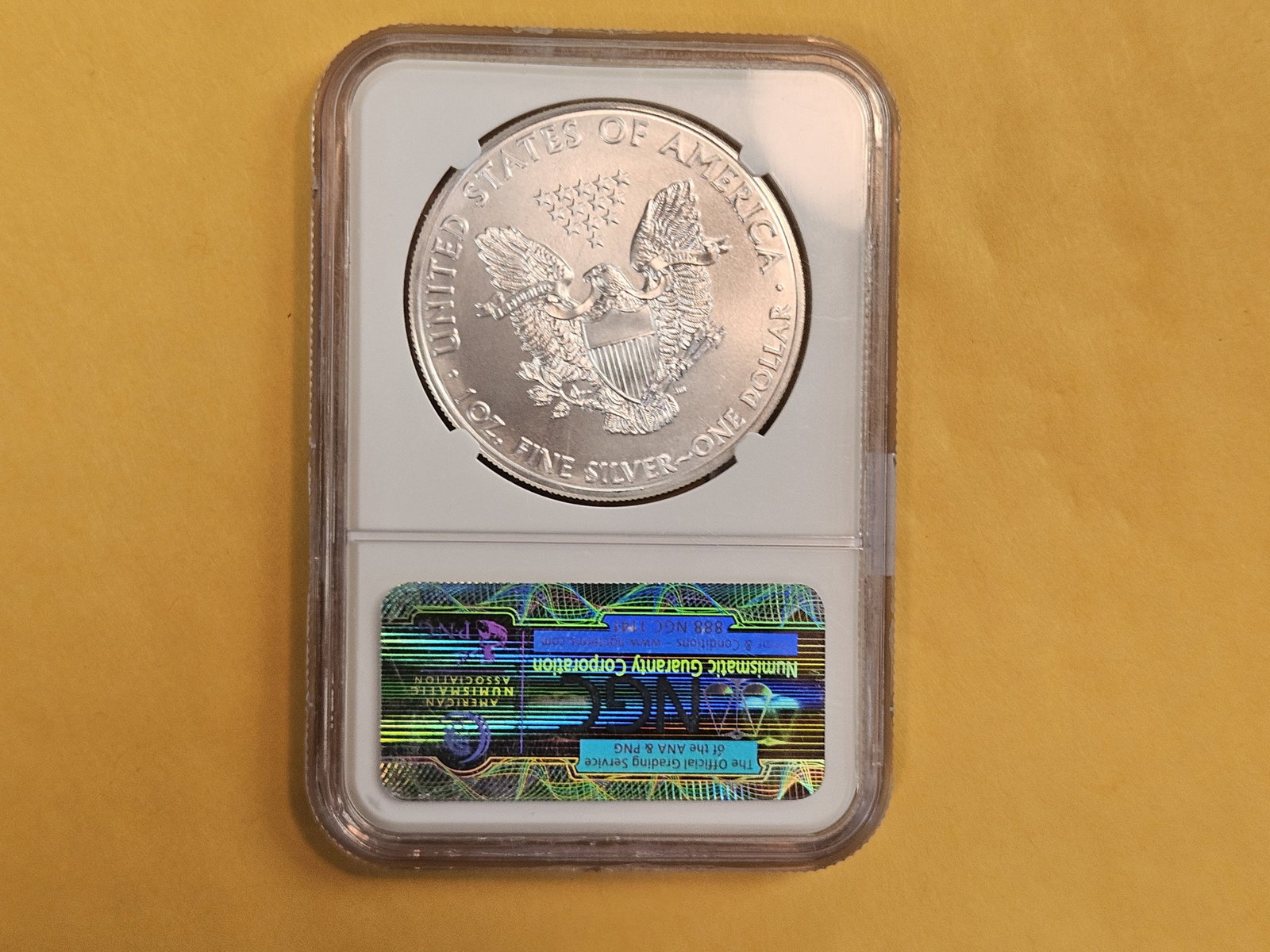 NGC 2011 American Silver Eagle in Mint State 69 - 2