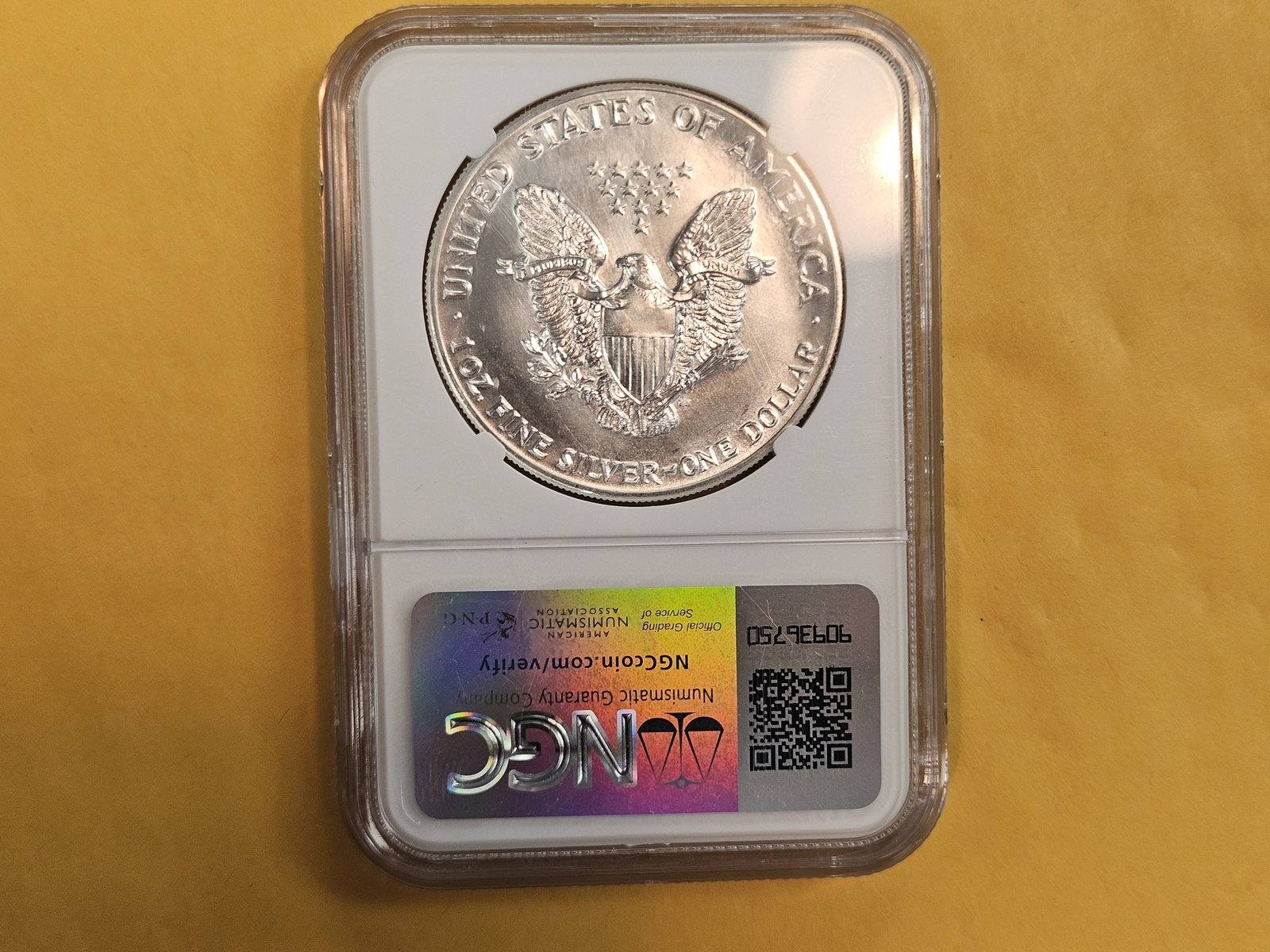 NGC 1987 American Silver Eagle in Mint State 69 - 2