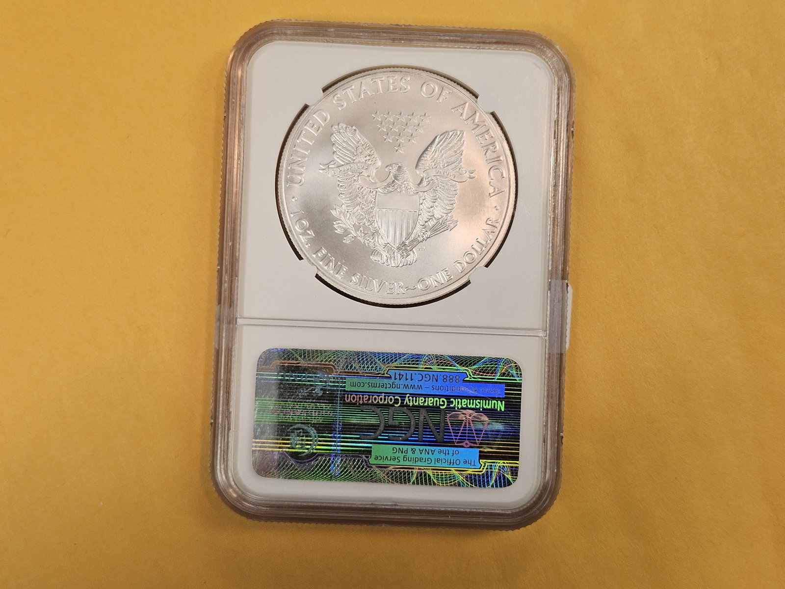 NGC 2010 American Silver Eagle in Mint State 69 - 2