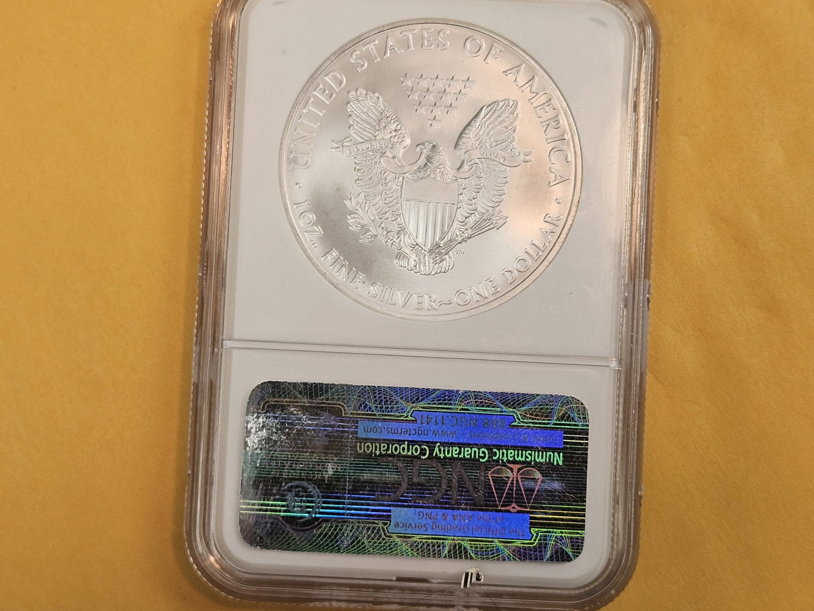 NGC 2010 American Silver Eagle in Mint State 69 - 2