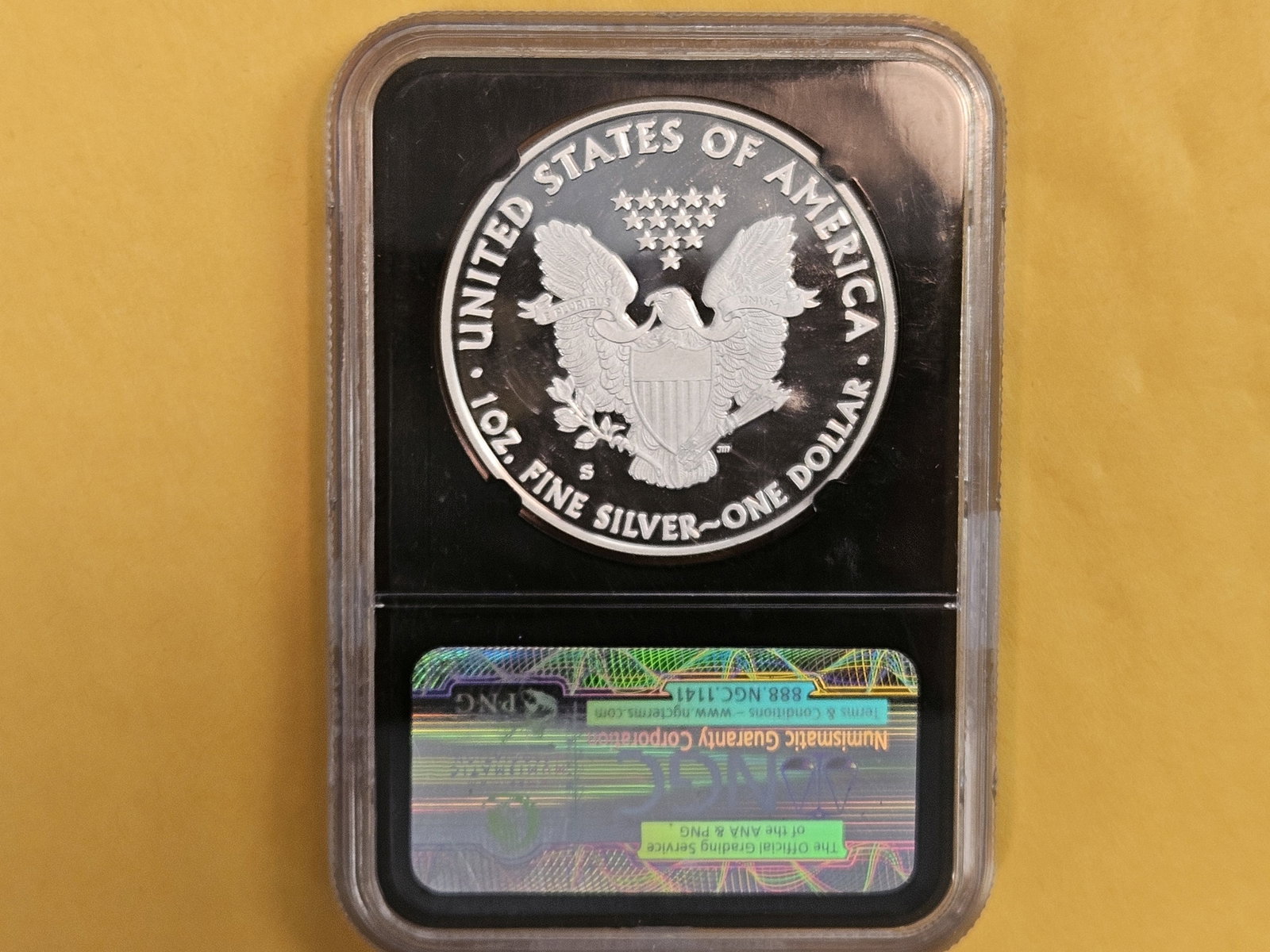 NGC 2012-S American Silver Eagle in Proof 69 Ultra Cameo - 2
