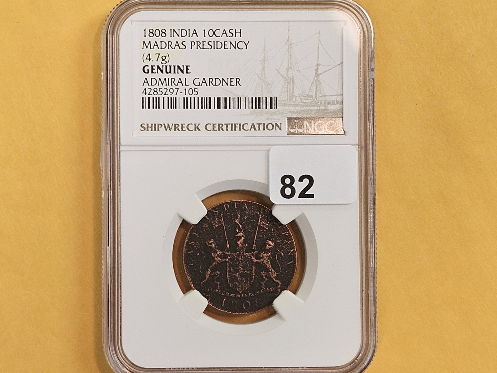 NGC 1808 East India Company 10 cash - 2