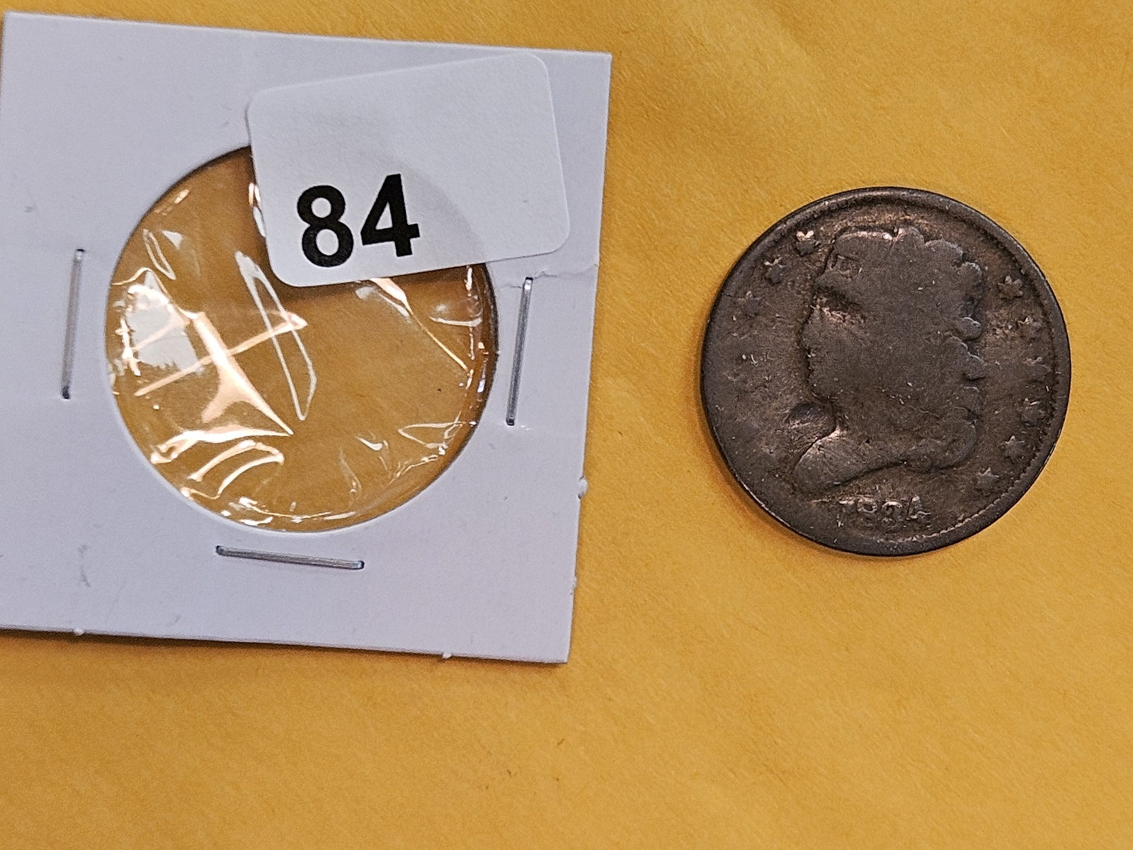 1834 Classic Head half Cent - 2