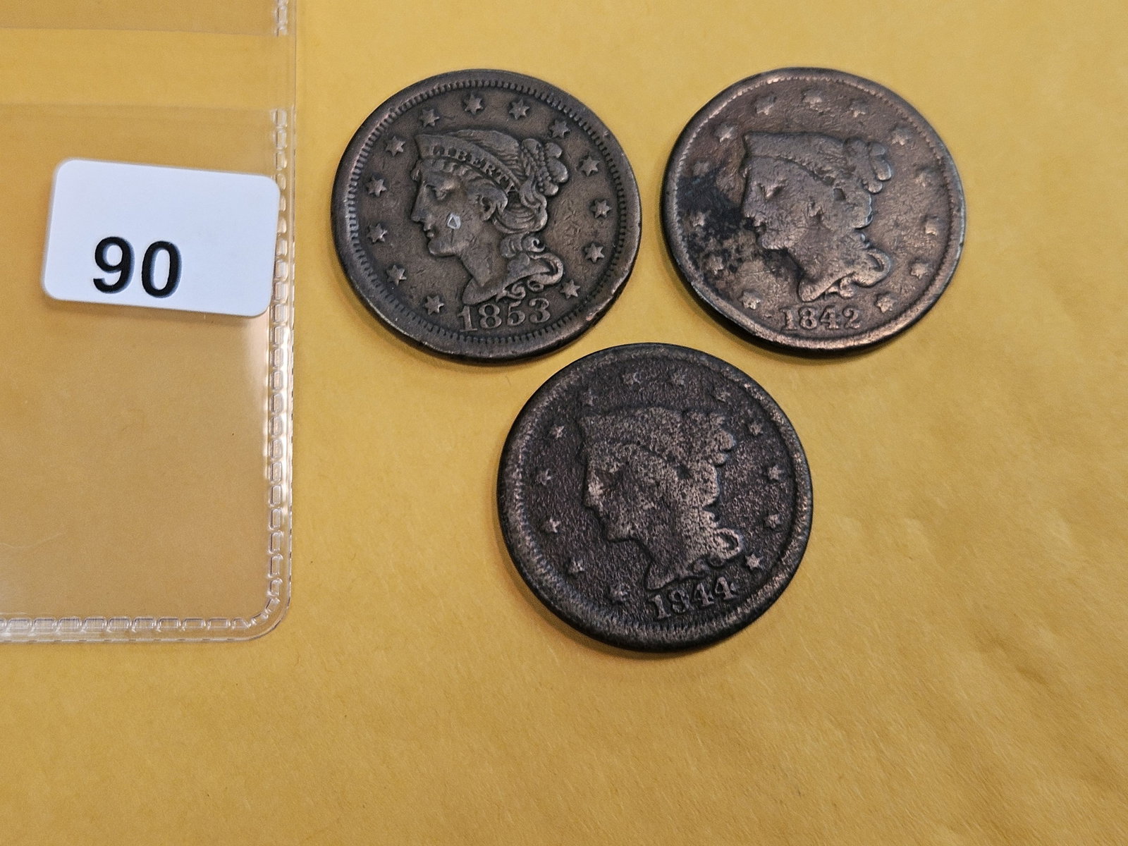 Three Large Cents - 2