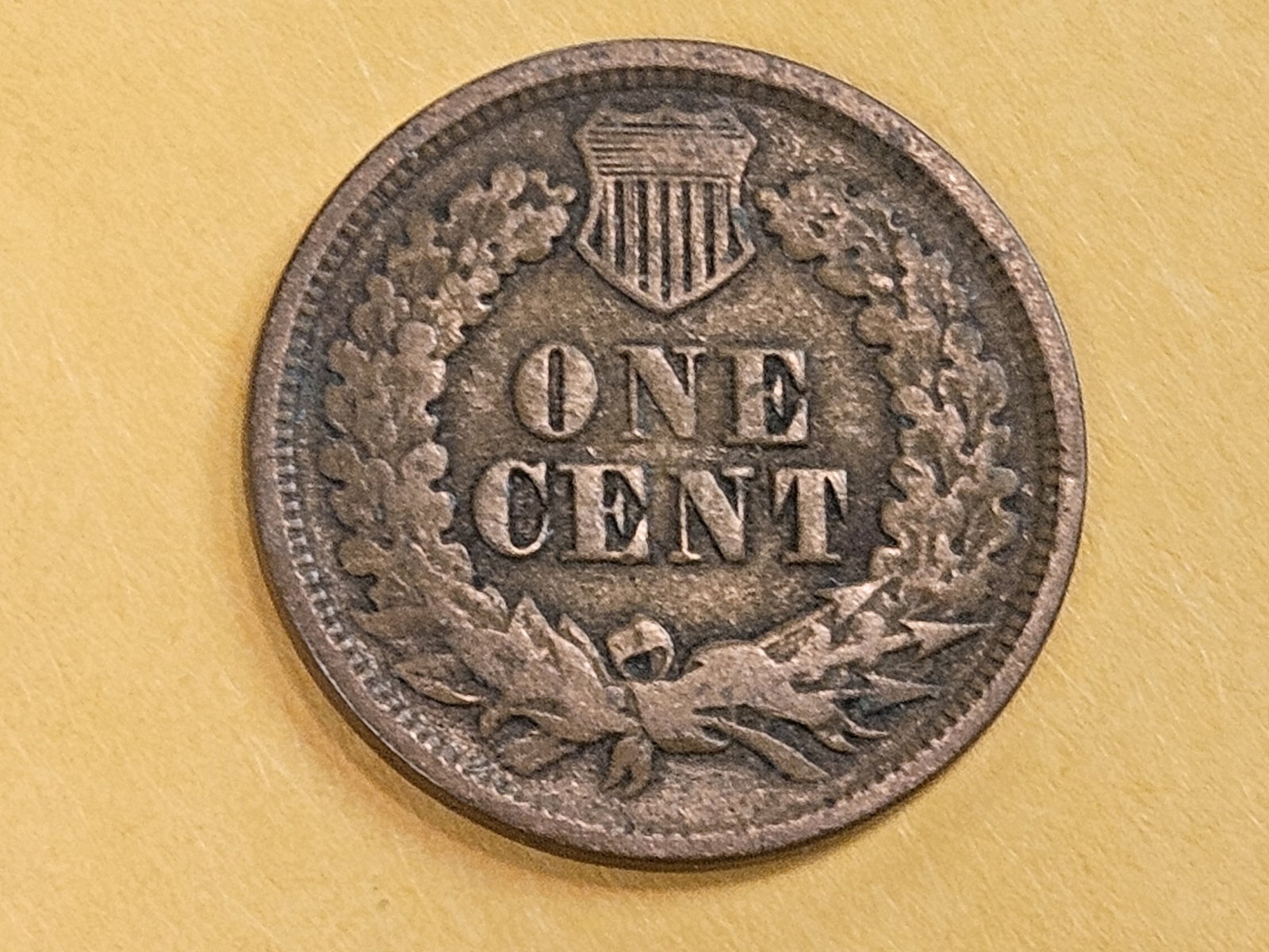 * Semi-key 1867 Indian Cent - 4