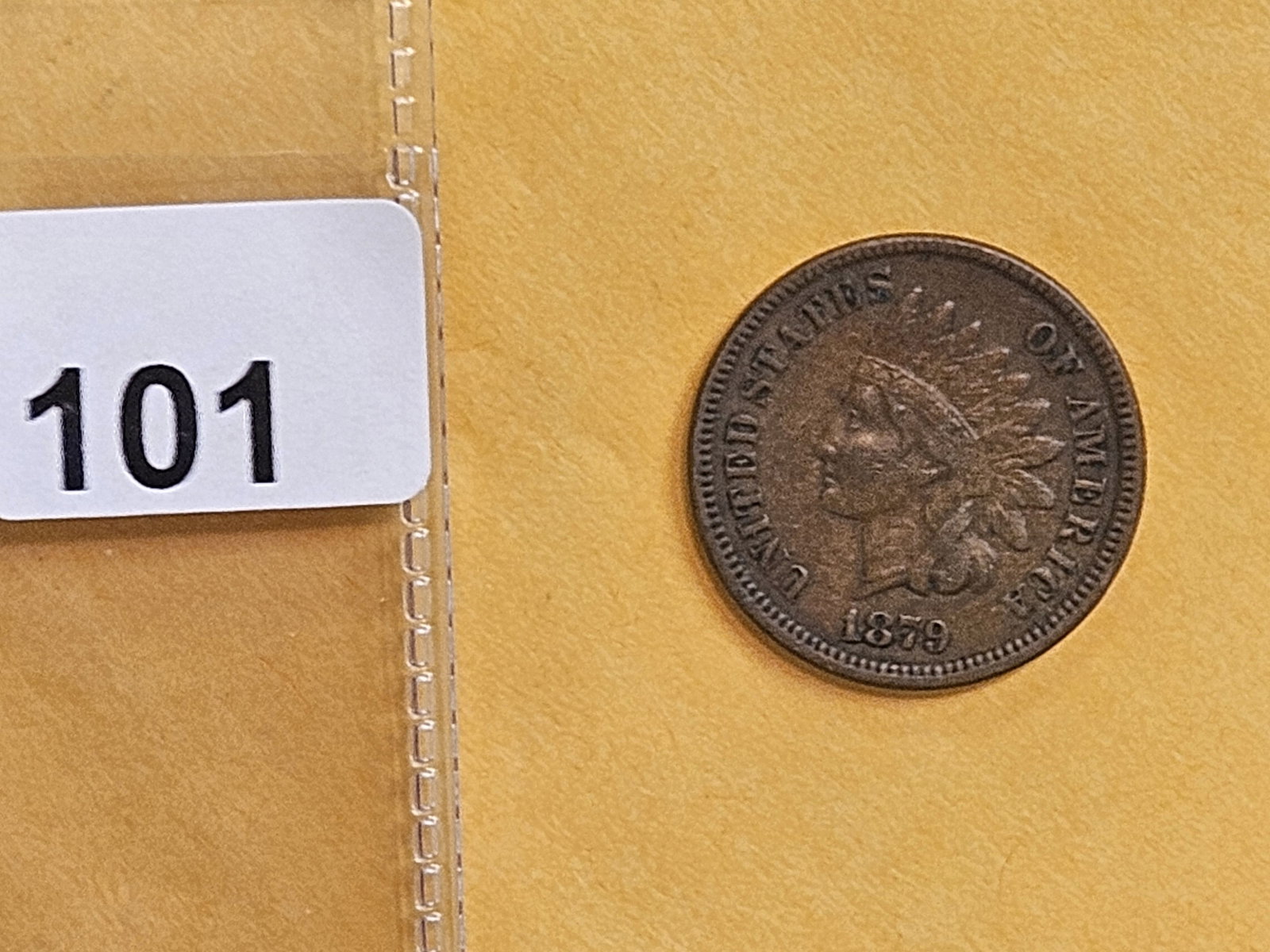 Better Date 1879 Indian Cent in Very Fine - 2