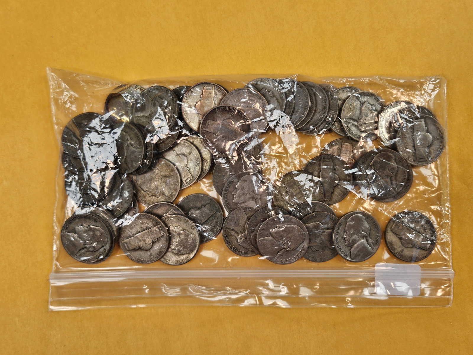 Fifty-Nine silver Wartime Jefferson Nickels - 2