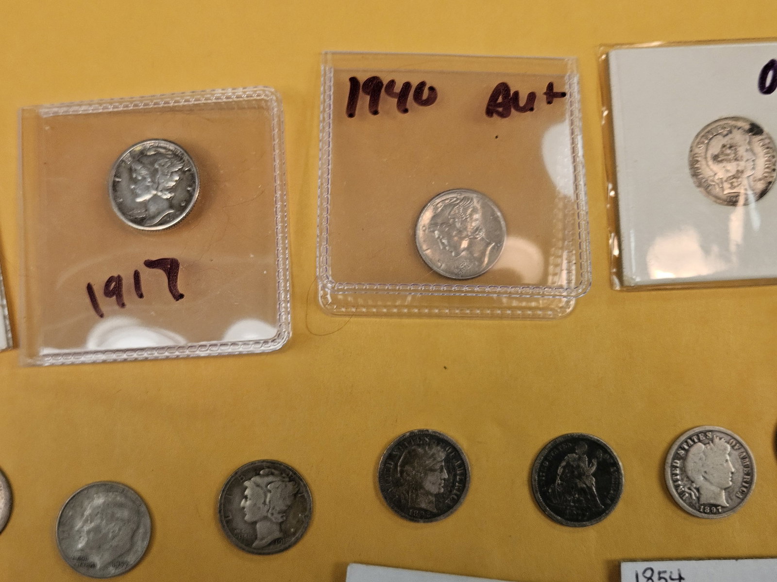 Twenty-nine mixed silver Dimes - 3