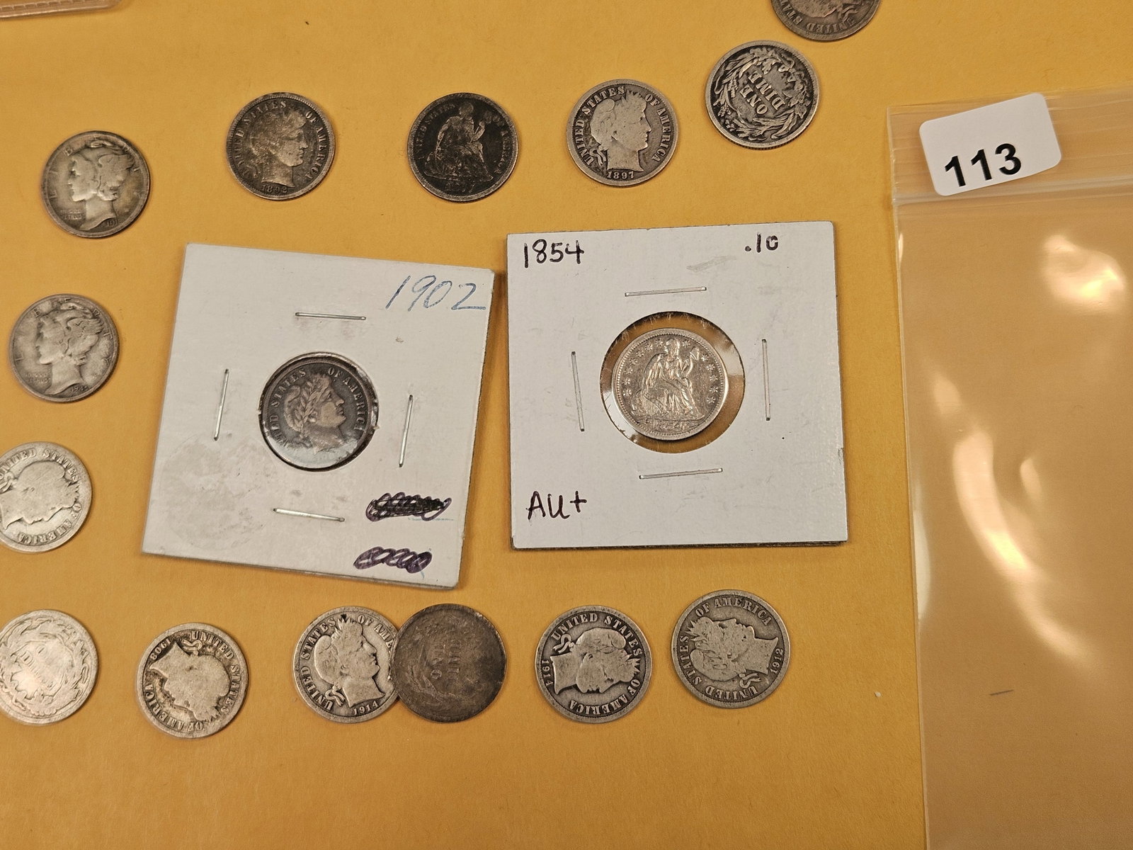 Twenty-nine mixed silver Dimes - 7