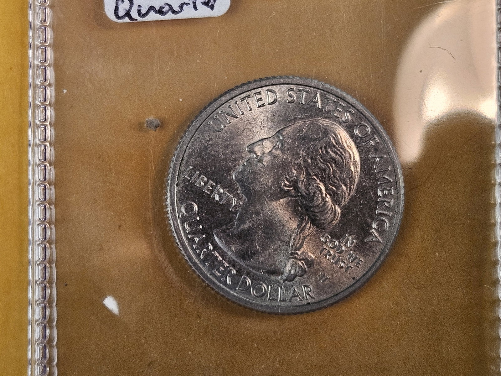 Seven mixed silver quarters - 2