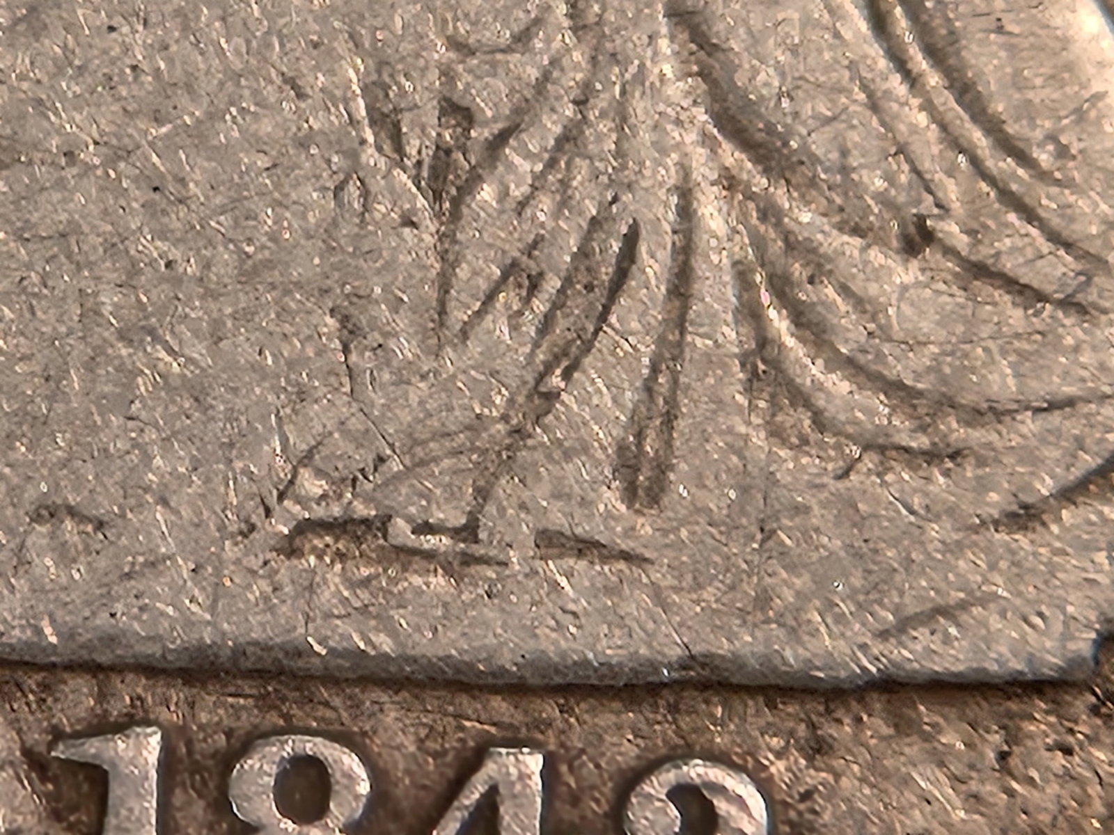 Variety! 1842-O MPD Seated Liberty Silver Half Dollar in Very Good plus - 3