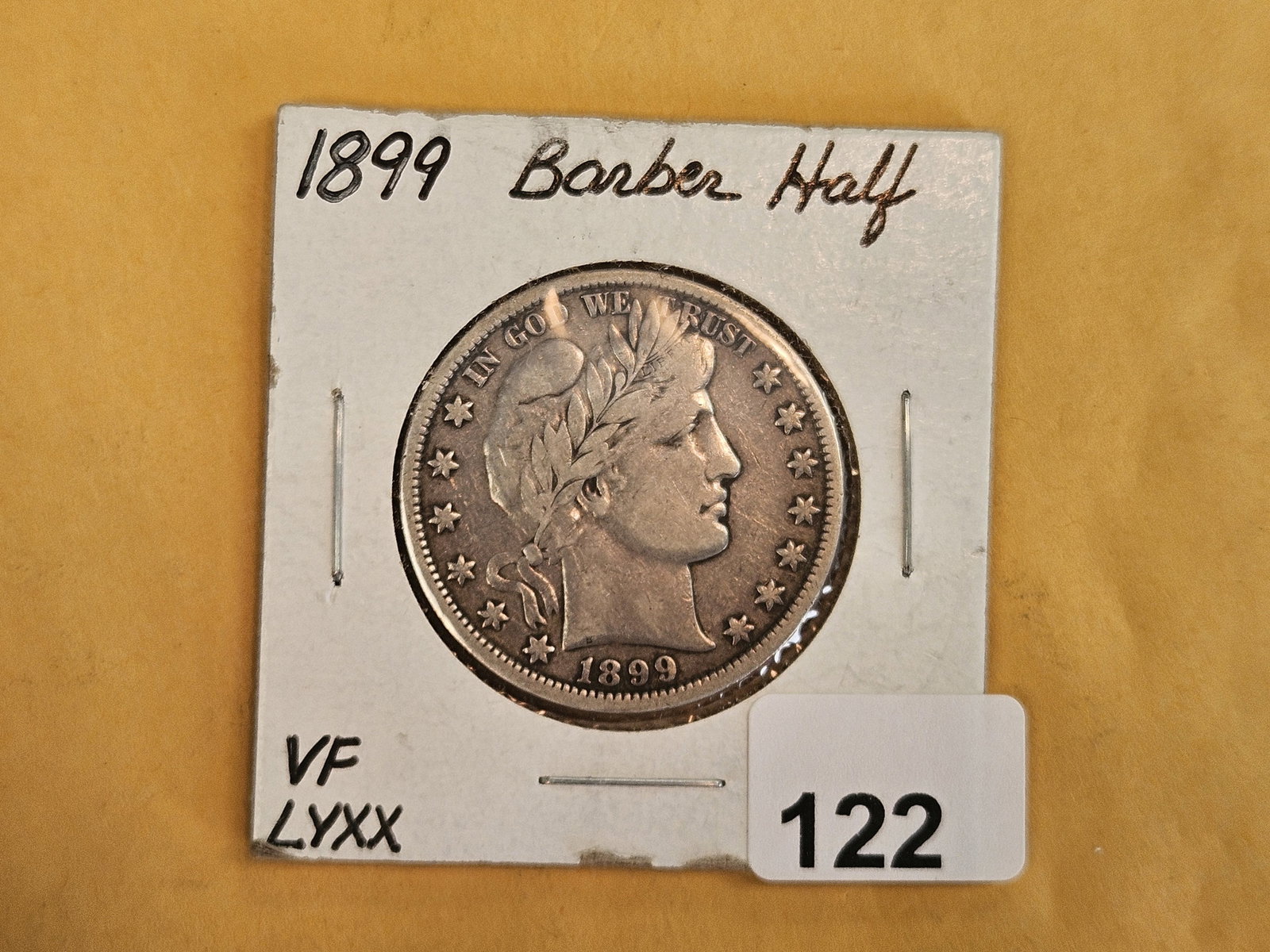1899 Barber silver Half Dollar - 2