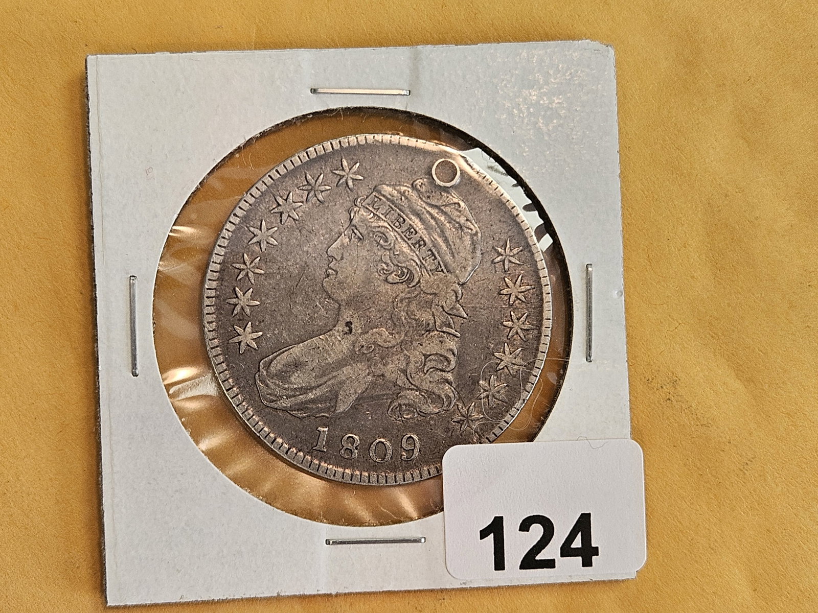 1809 Capped bust Half Dollar in Fine plus - details - 2