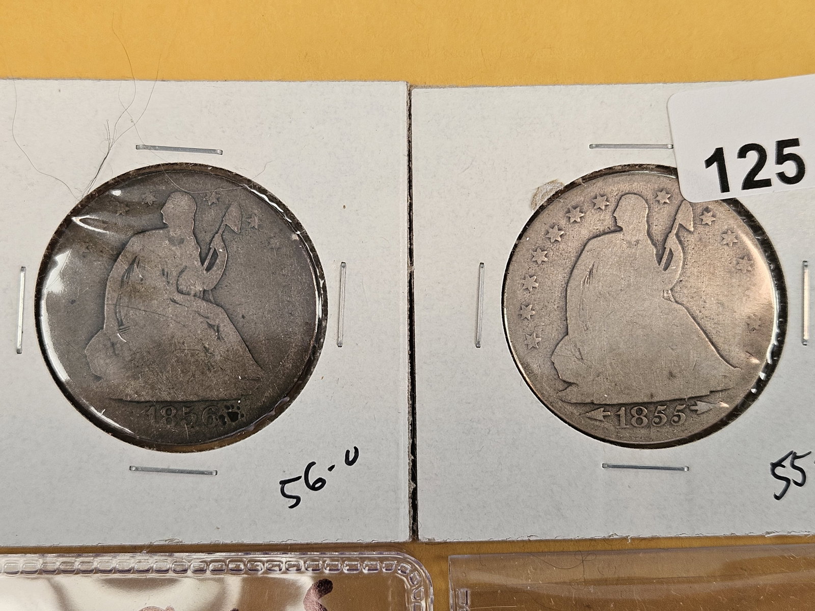 Four mixed silver Half Dollars - 2