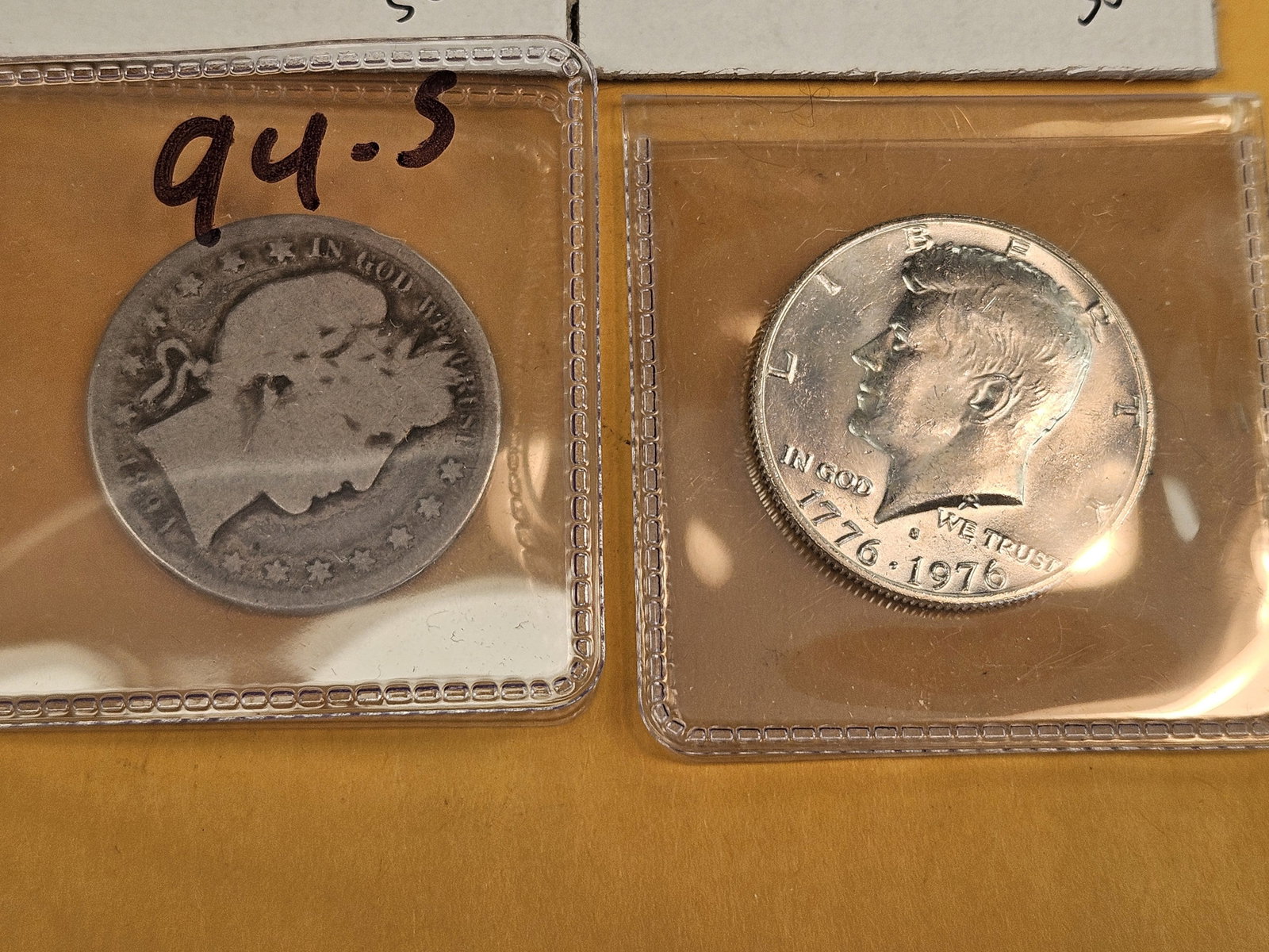 Four mixed silver Half Dollars - 3
