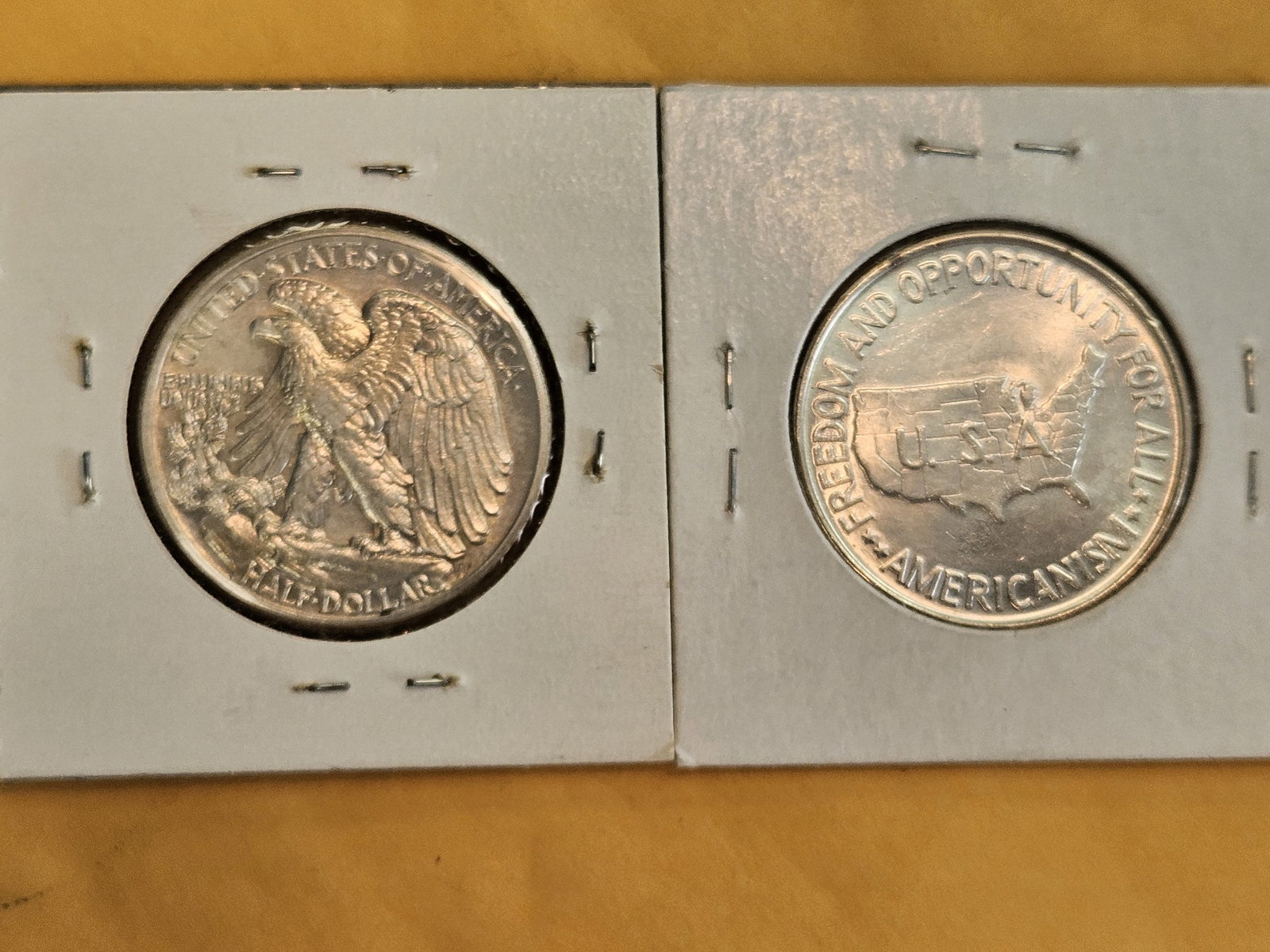 Two Brilliant AU-BU Silver Half Dollars - 3
