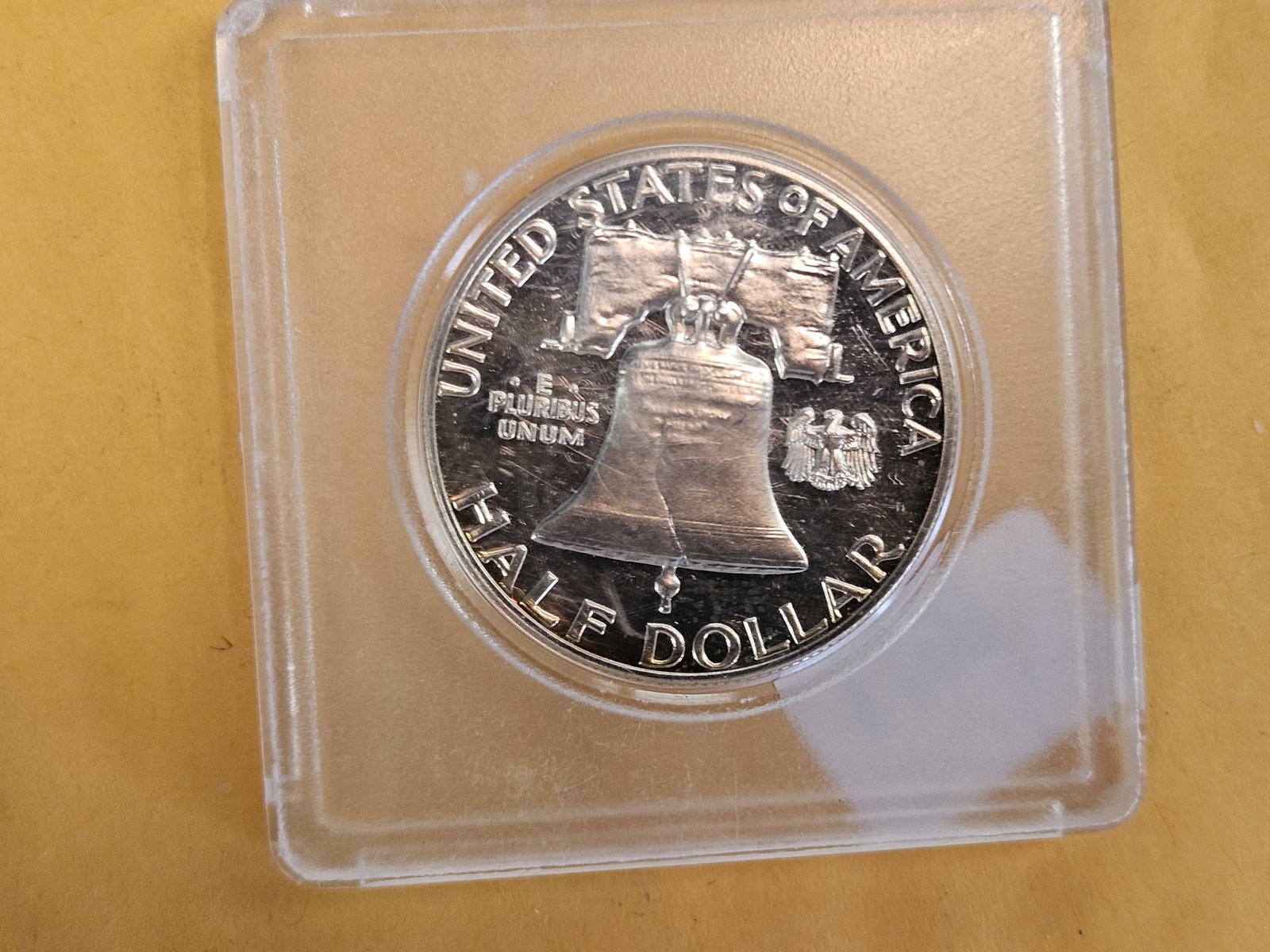 Gem Proof 1962 silver Franklin Half Dollar - 2