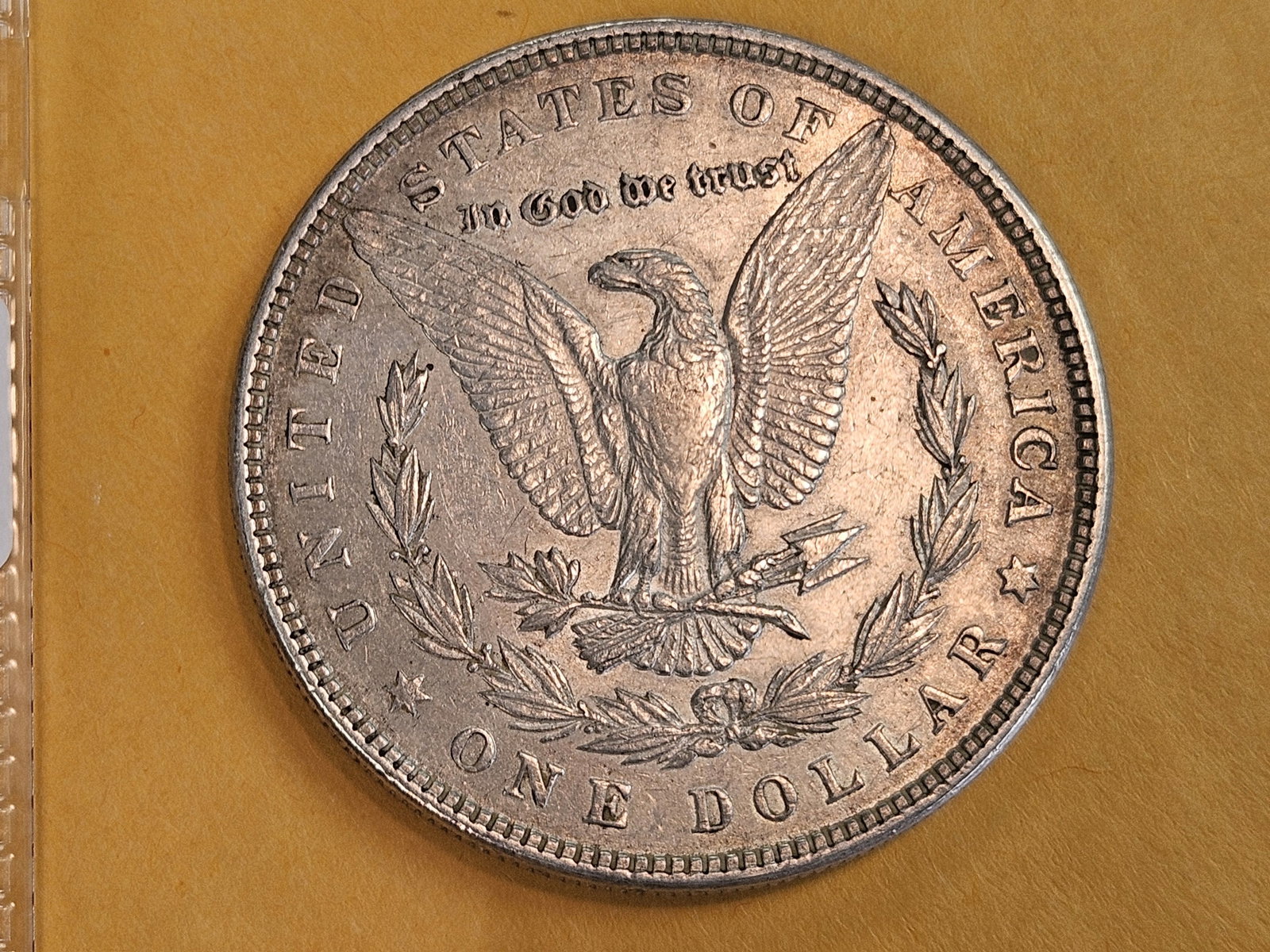 1878 Morgan Silver Dollar in About Uncirculated - 3