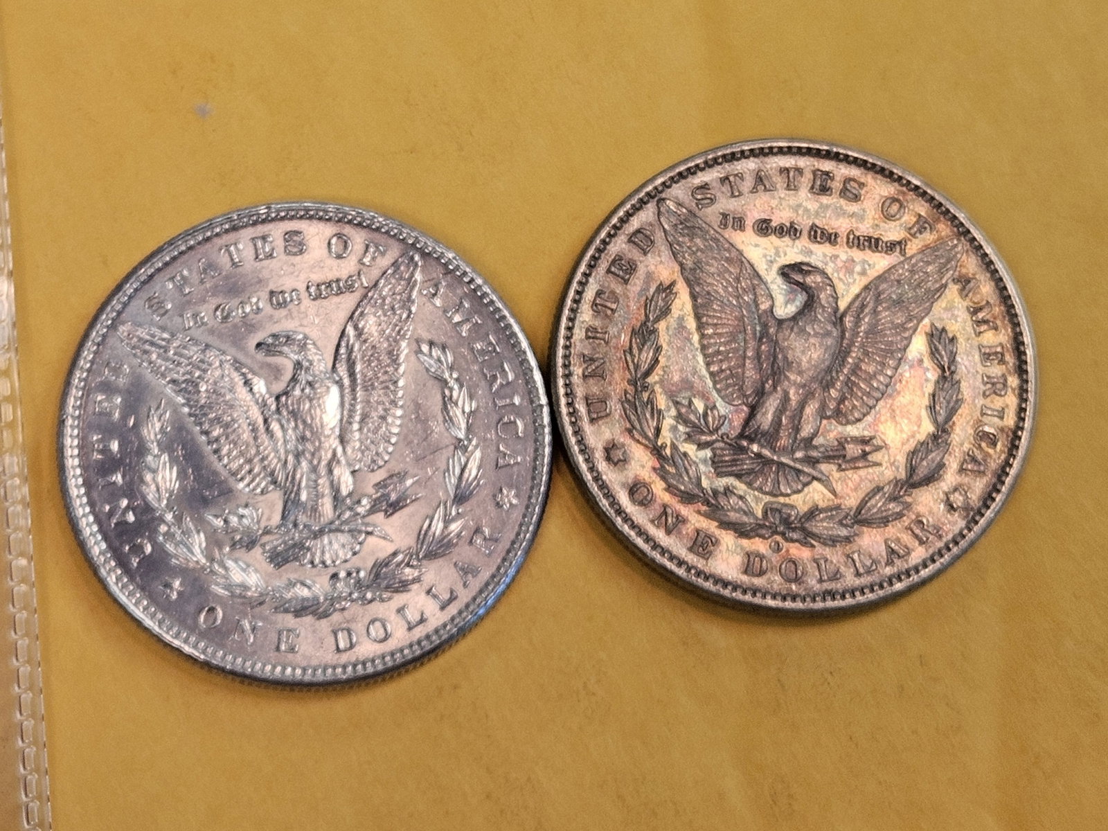 Two About Uncirculated Morgan Silver Dollars - 3