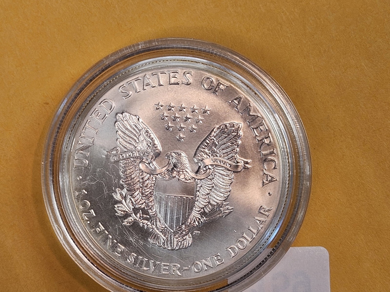 GEM Brilliant Uncirculated 2001 American Silver Eagle - 3