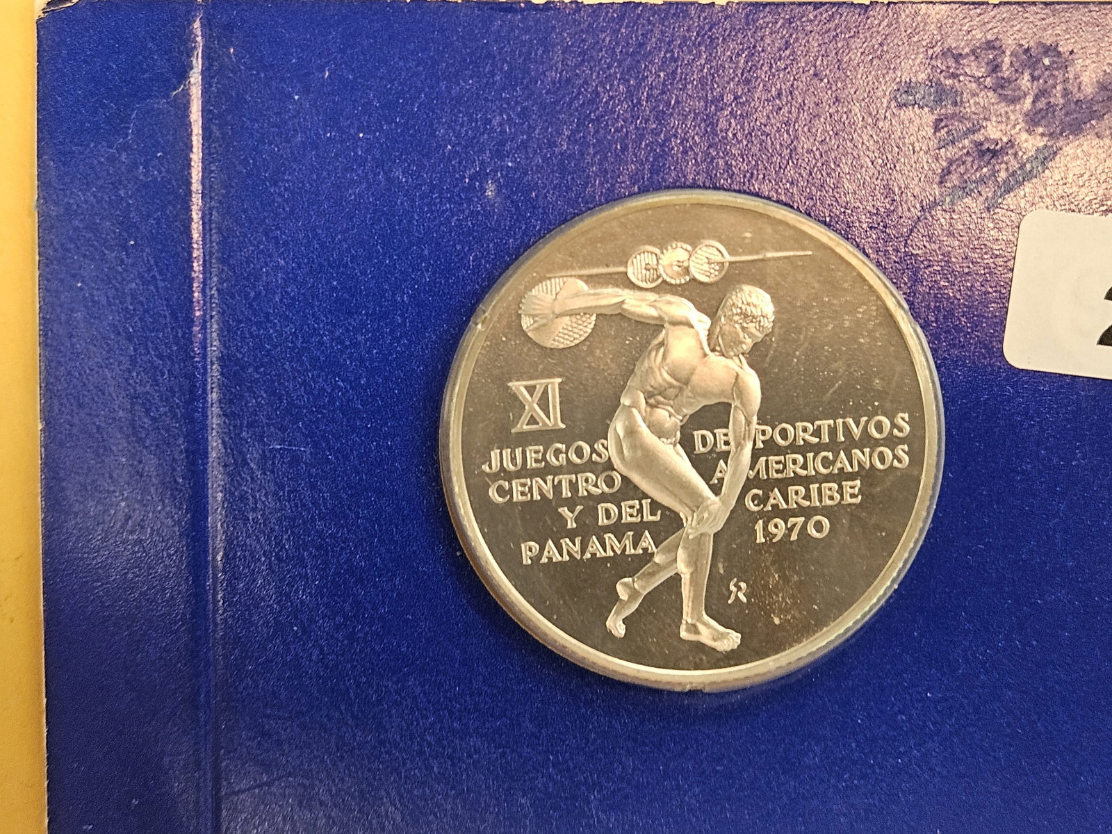 GEM 1970 Panama Silver Five Balboas - 2