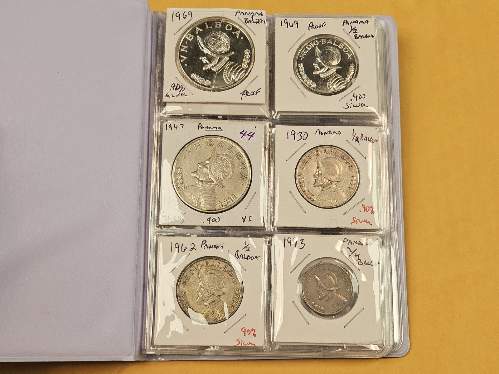Cool Coin Album with almost all Panamanian Coins - 3