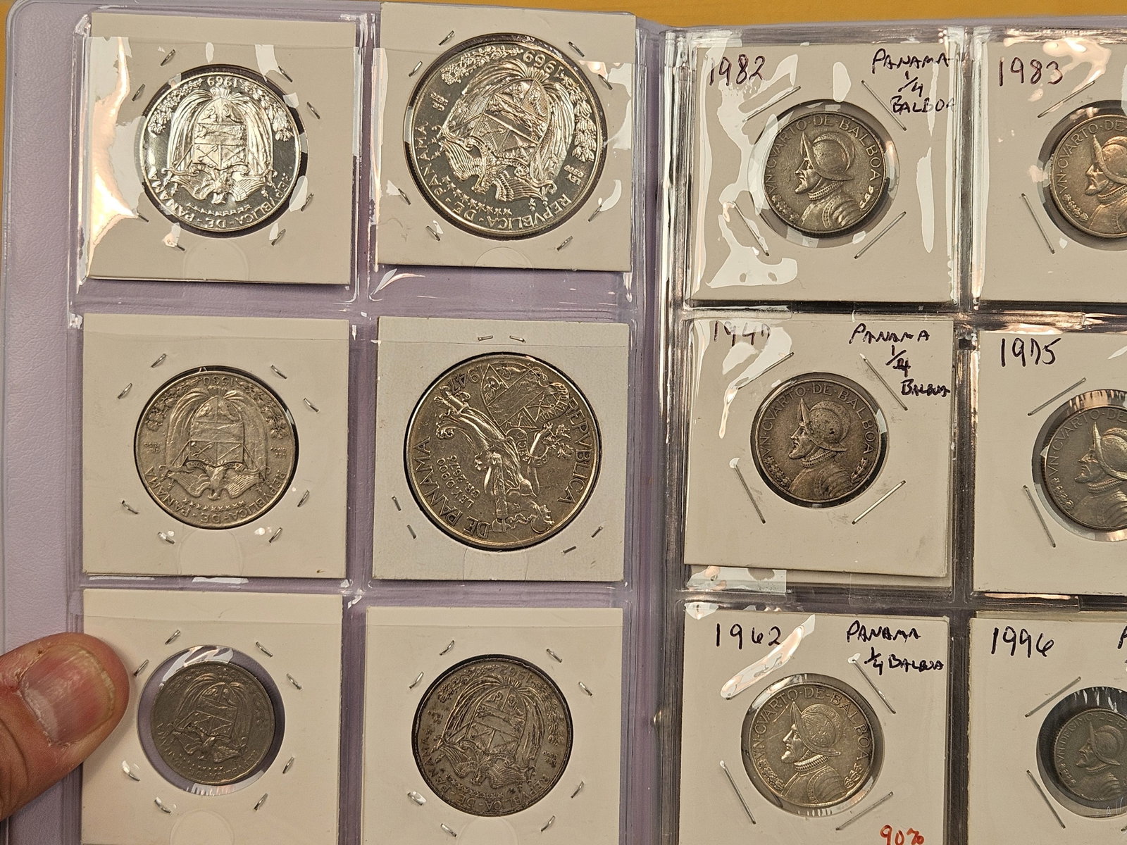 Cool Coin Album with almost all Panamanian Coins - 4