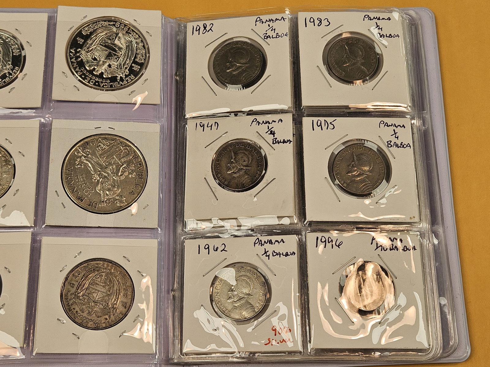 Cool Coin Album with almost all Panamanian Coins - 5