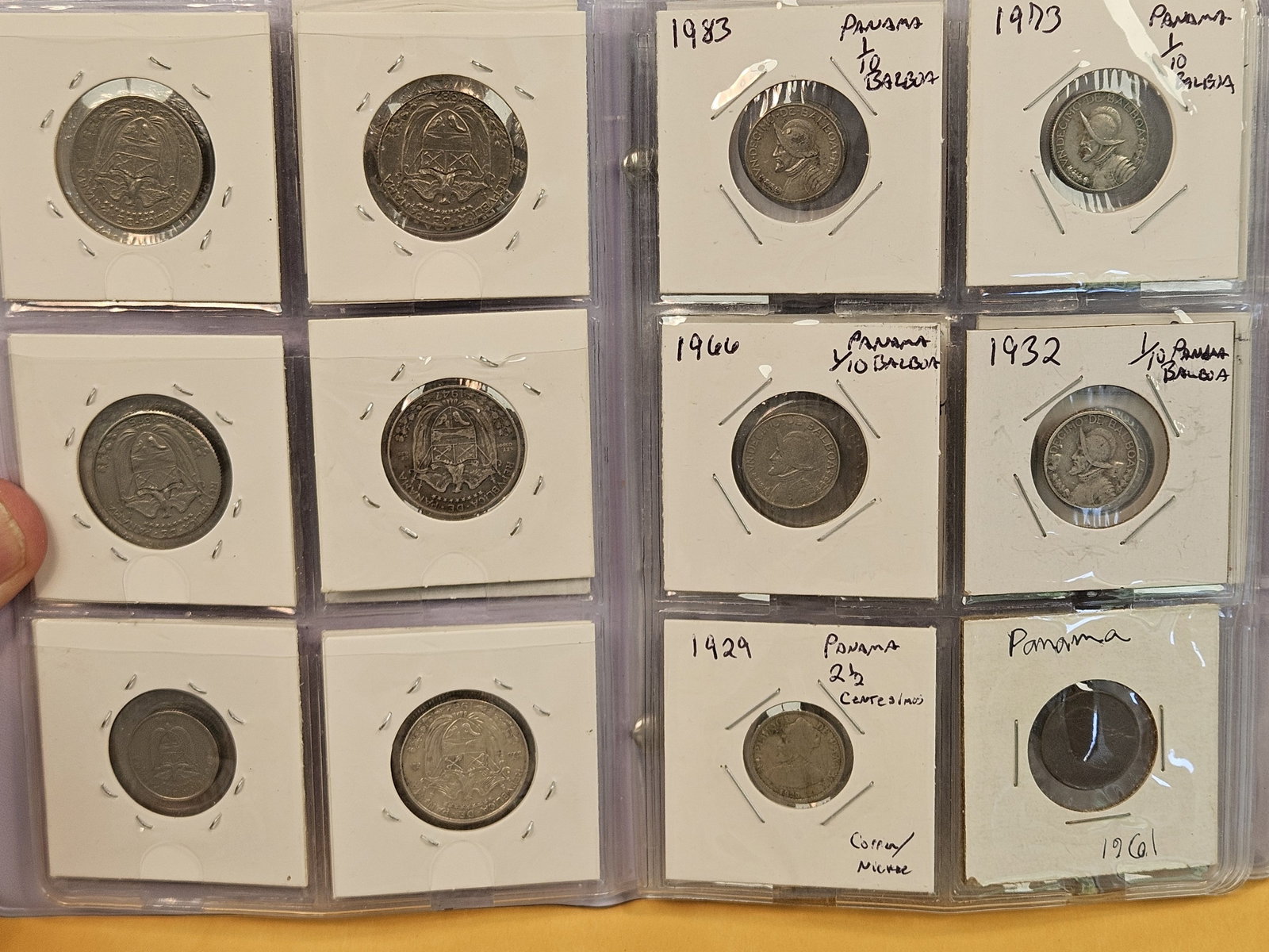 Cool Coin Album with almost all Panamanian Coins - 6