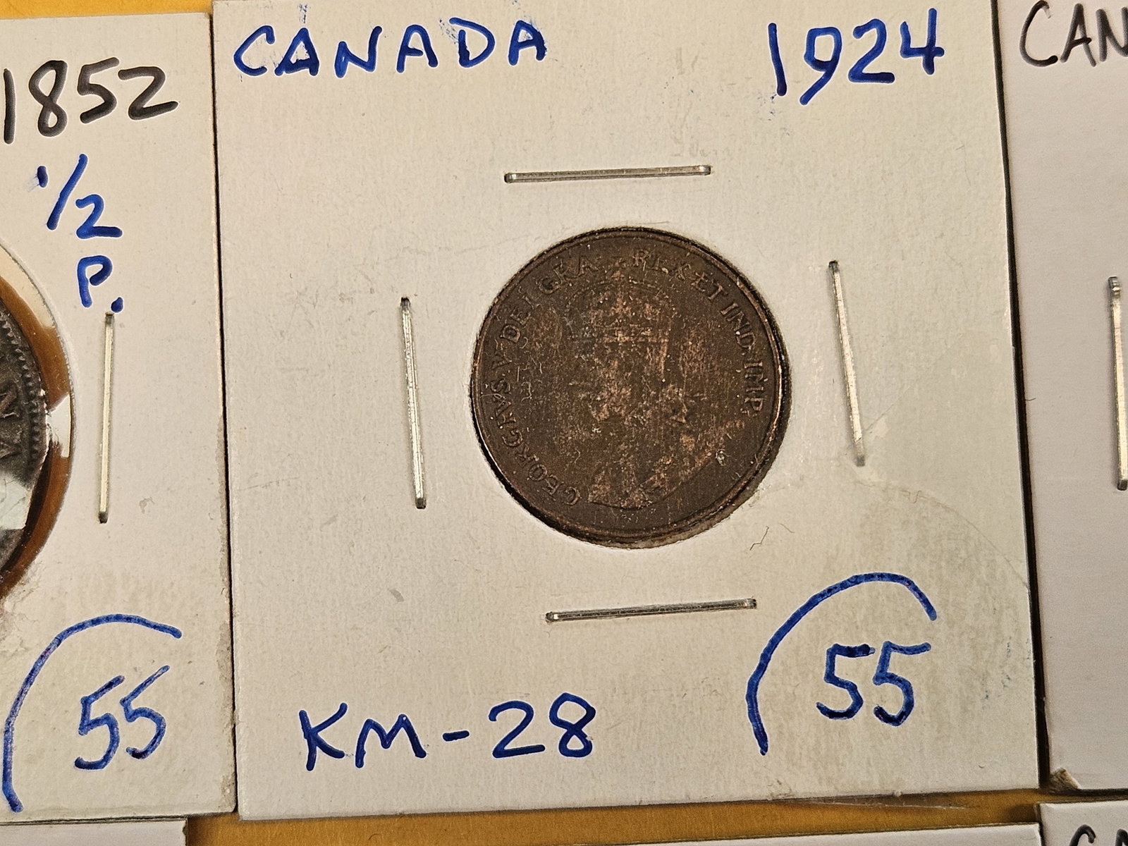 Ten mixed Canadian Copper coins - 3