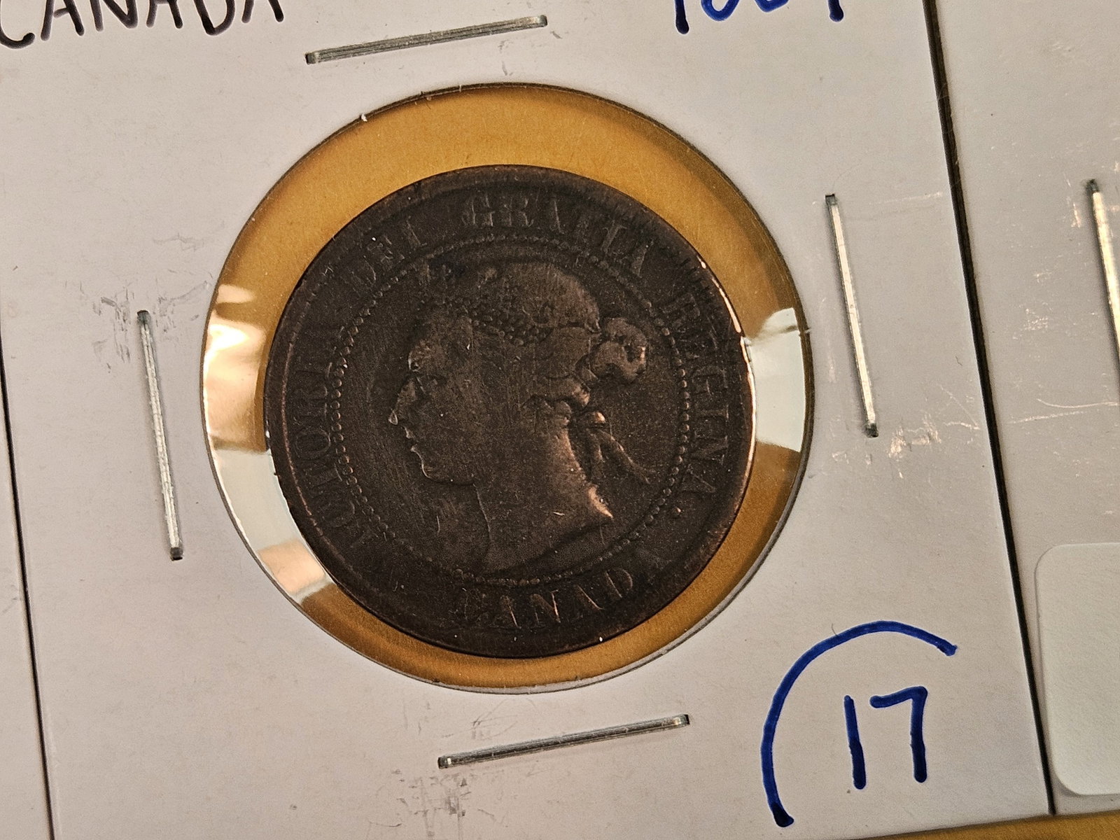 Ten mixed Canadian Copper coins - 7