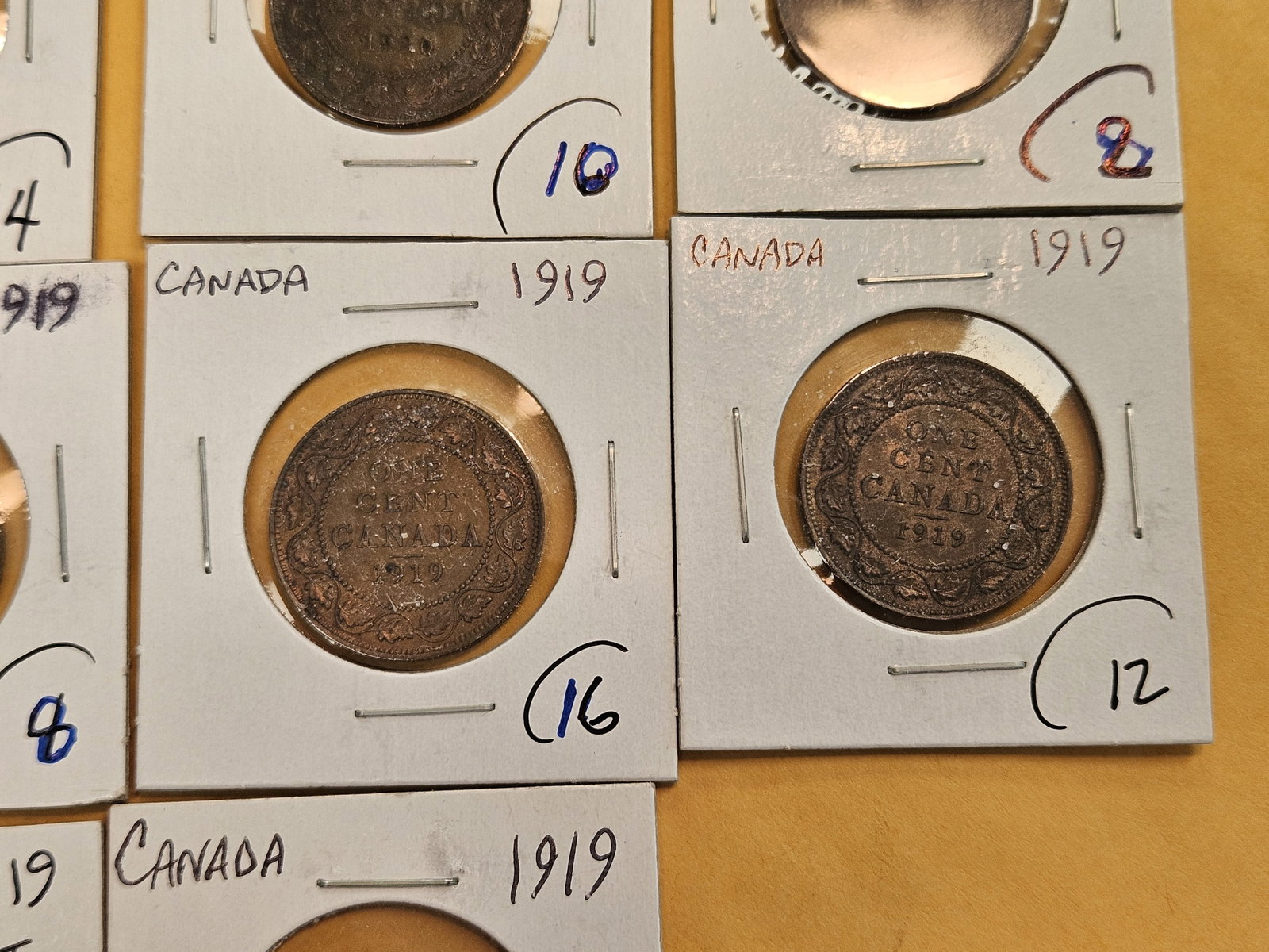 Ten more better grade Canadian Large Cents - 5