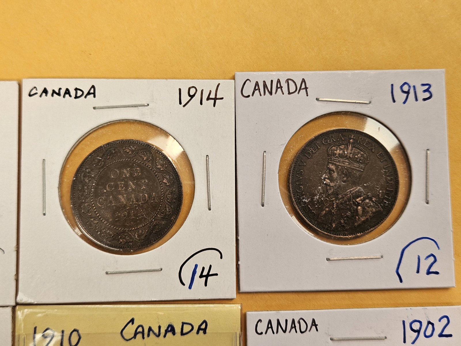 Ten more better grade Canadian Large Cents - 3